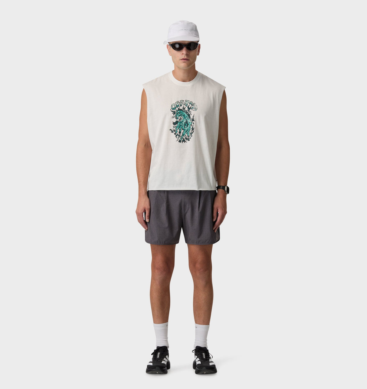 Active Pleat Front Short - Check