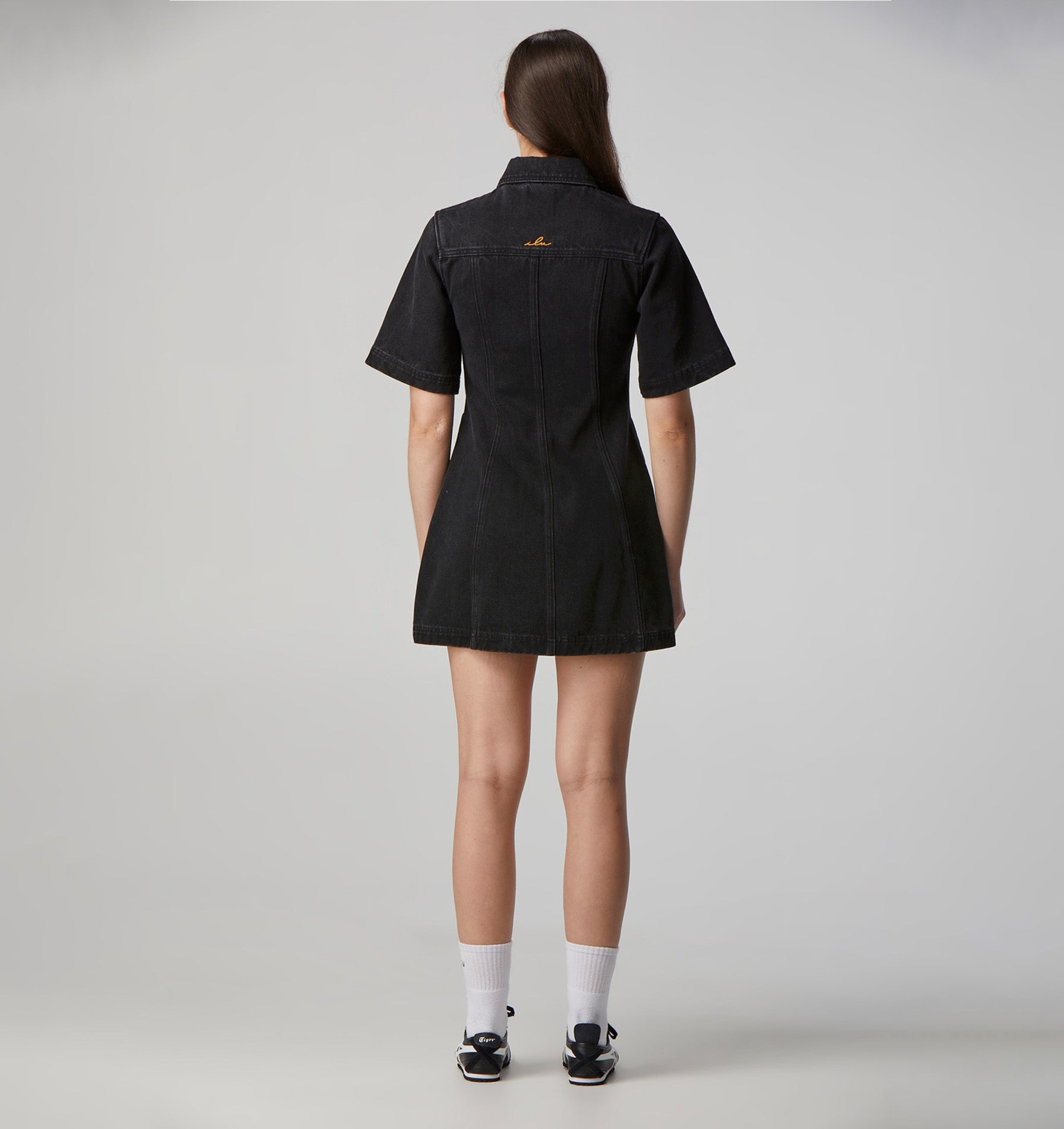 Lula Denim Dress - Washed Black