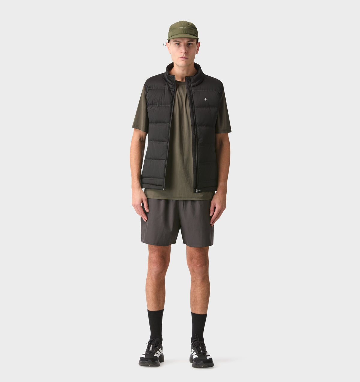 Active Quilted Vest - Black