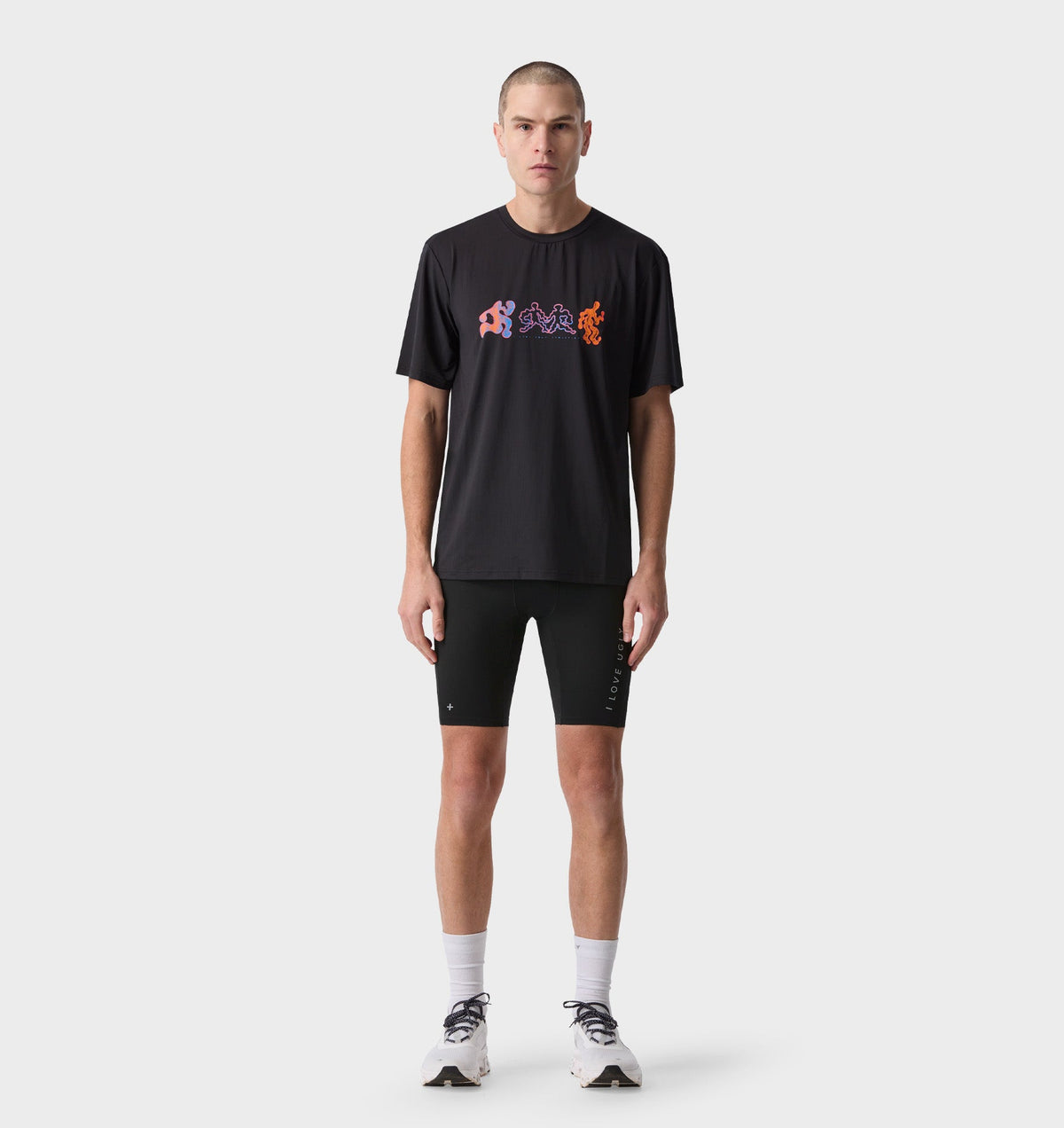 Performance Lined Half Tight - Black