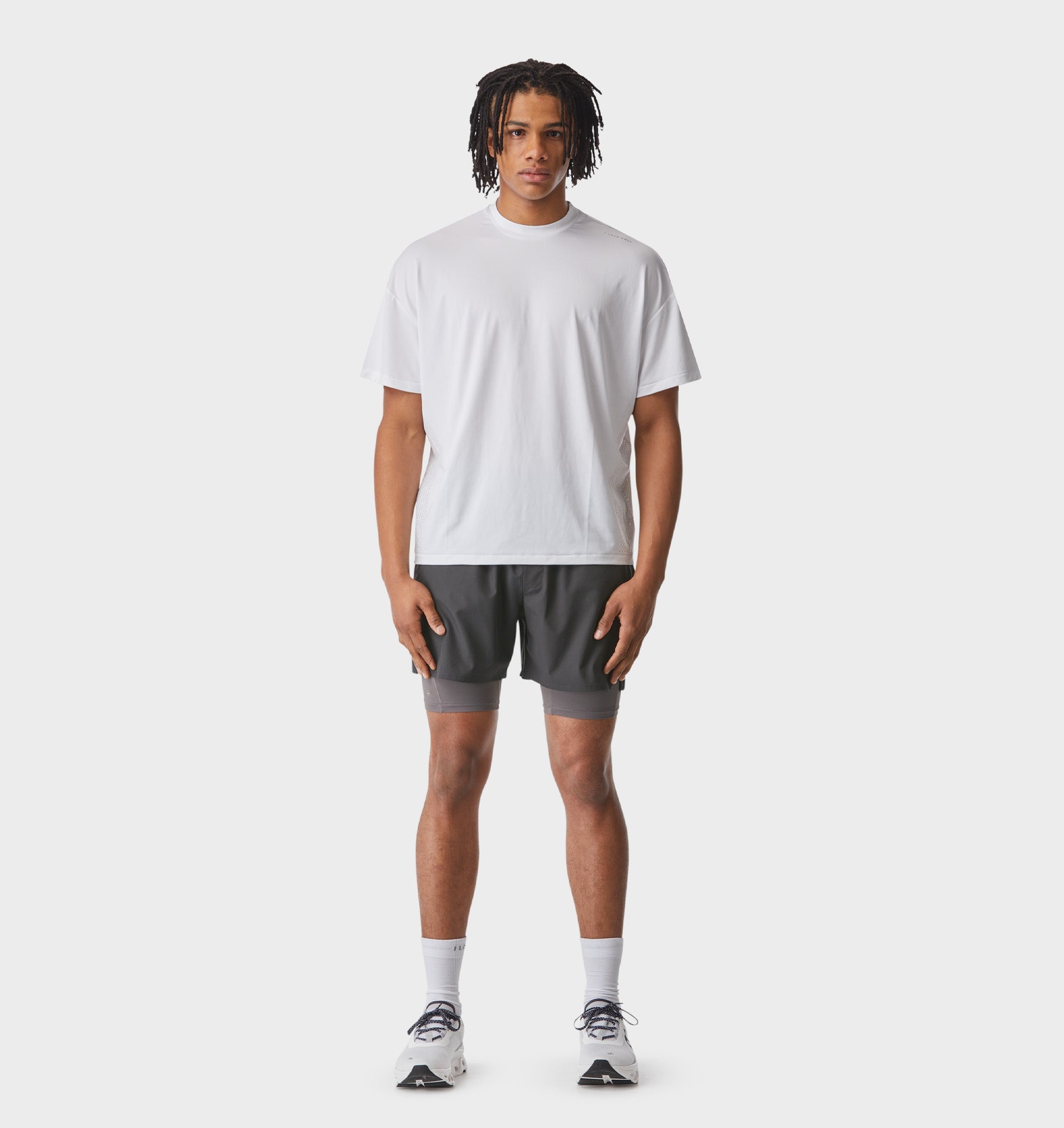 Active Crop Tee - White