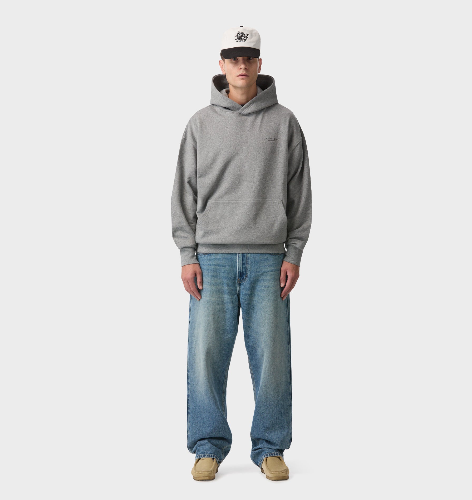 Logo Box Hood 2.0 - Grey Marle