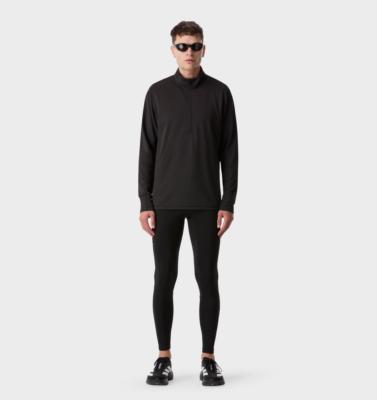 Active Zip Pullover - Black