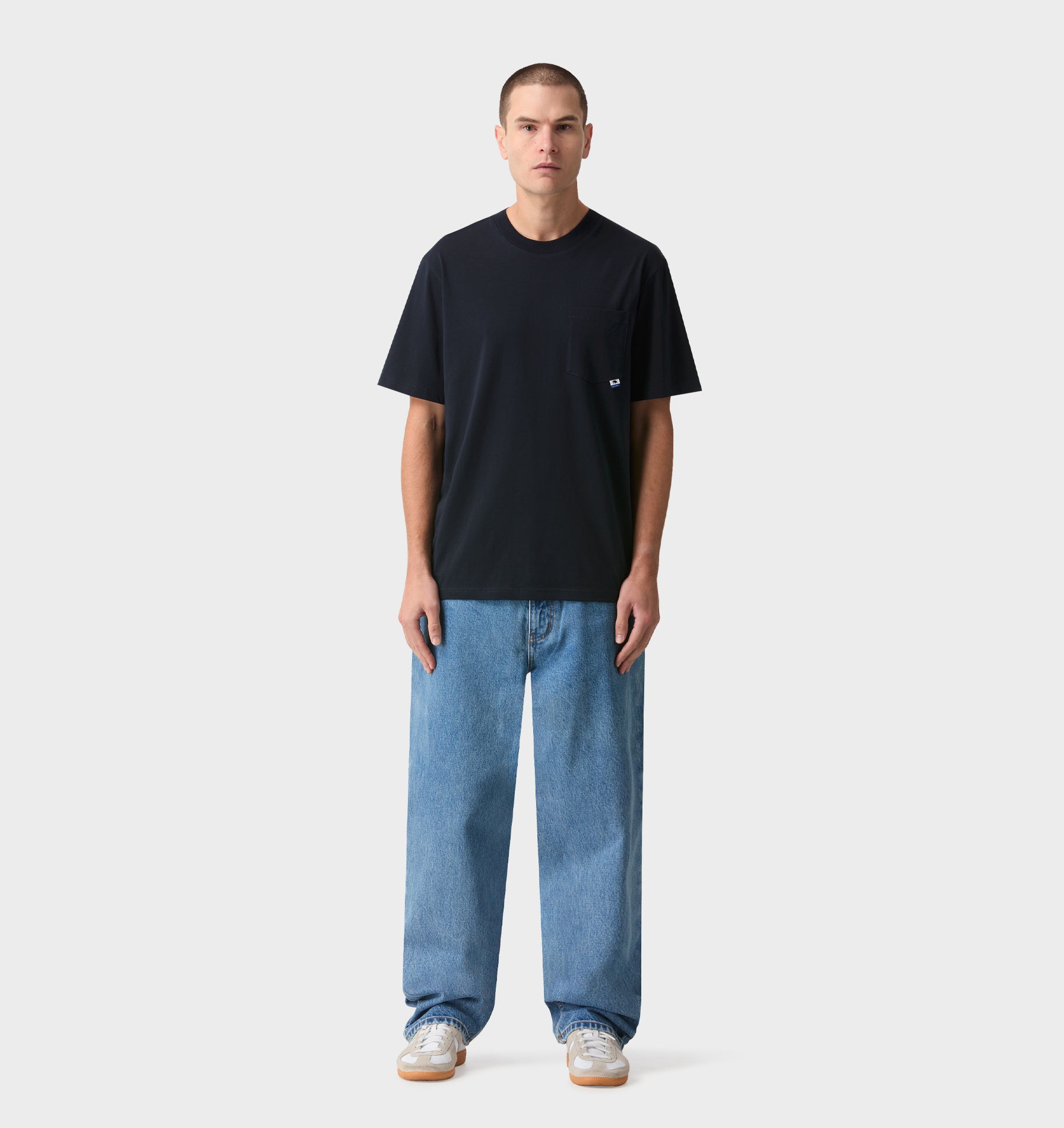 Edgar Wide Denim - Washed Vintage Blue