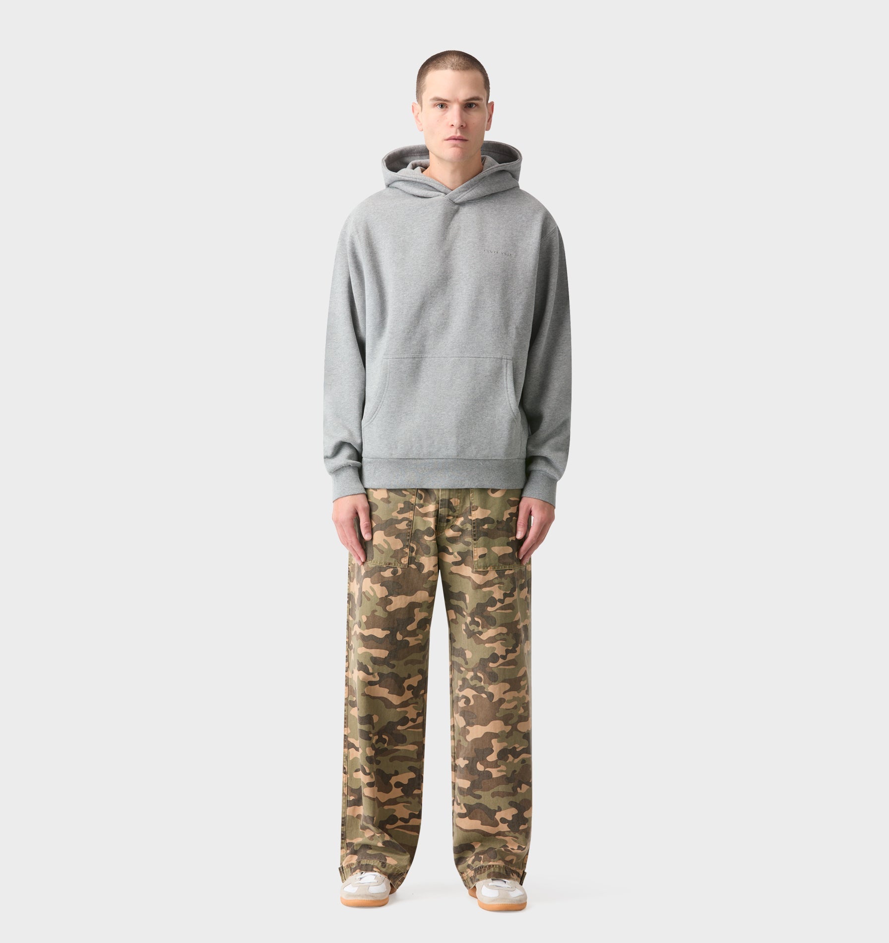 Uniform Hood - Grey Marle