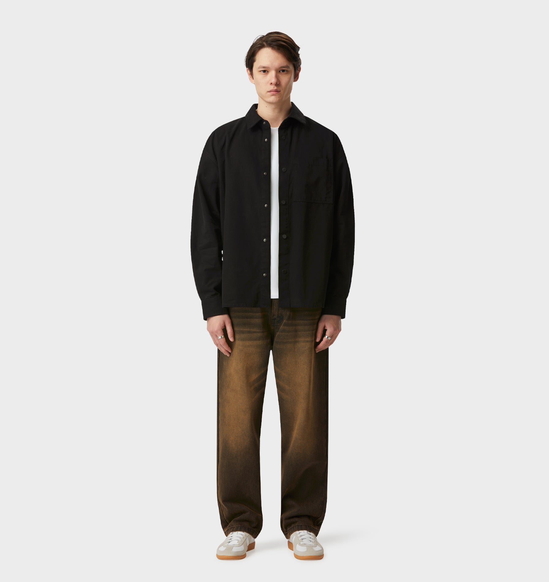 Canvas Overshirt - Vintage Black