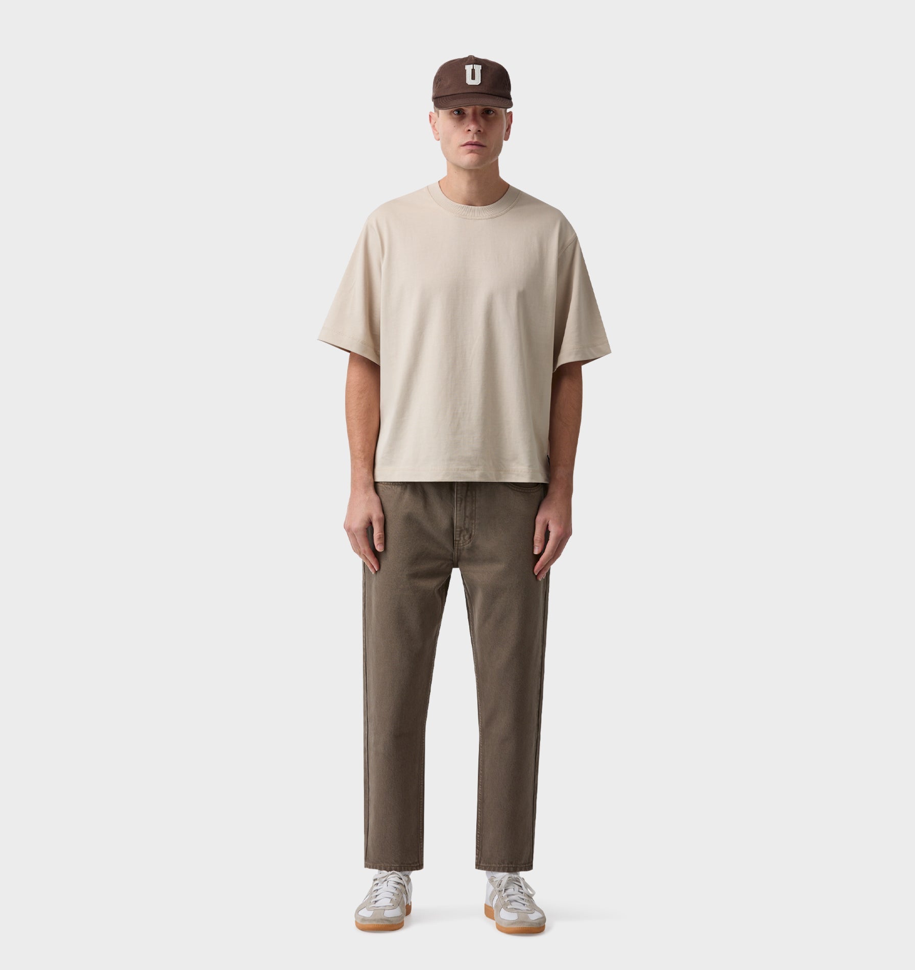 Cropped 90s Denim - Mocha
