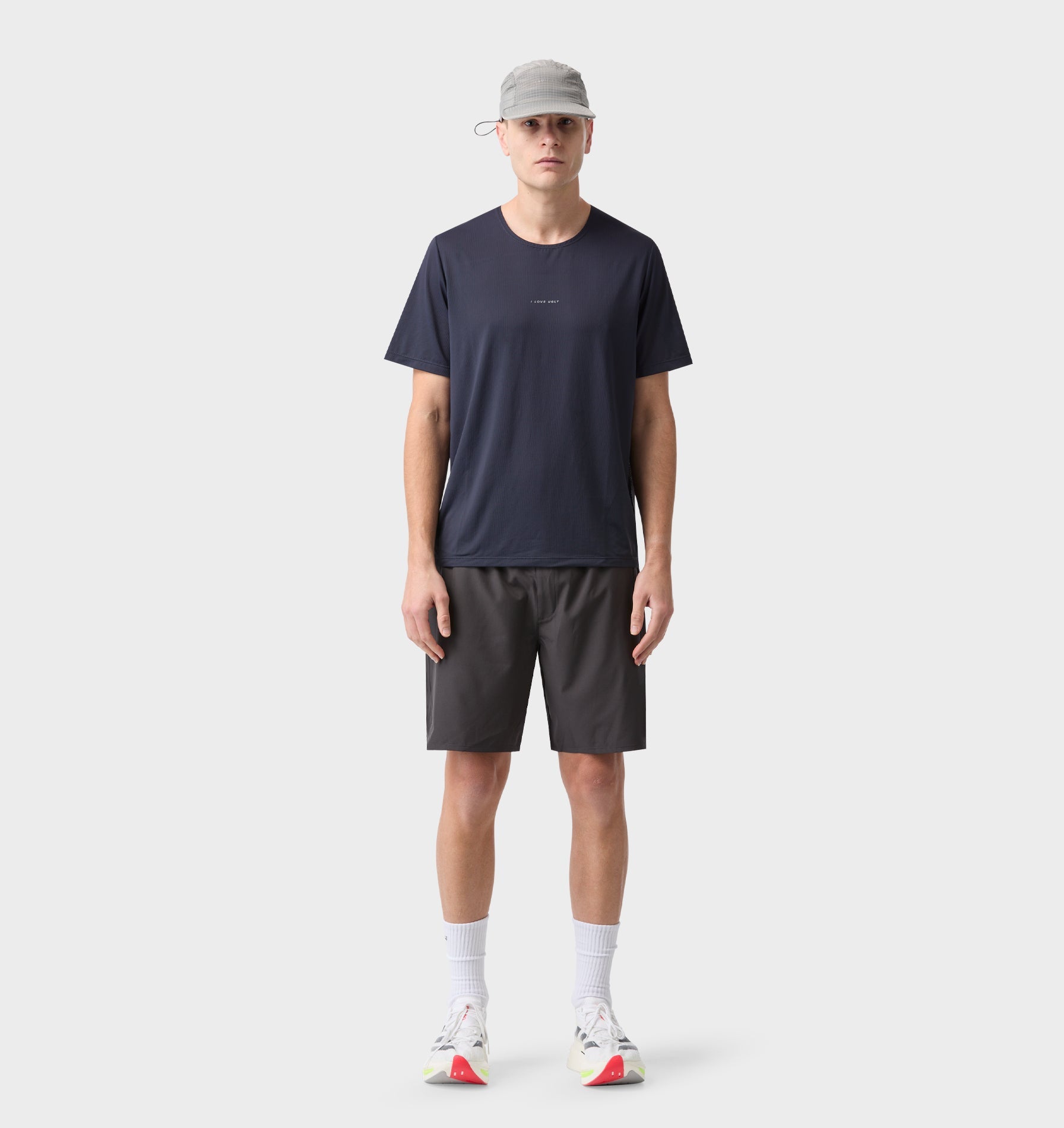 Active Elite Tee - Navy / Grey