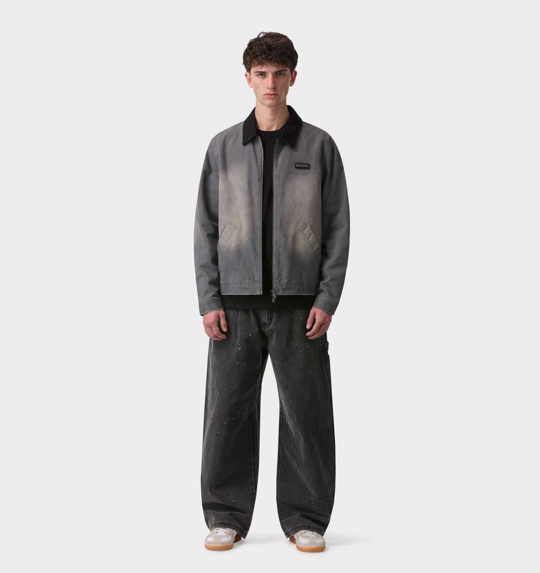 Dayton Canvas Jacket - Aged Charcoal