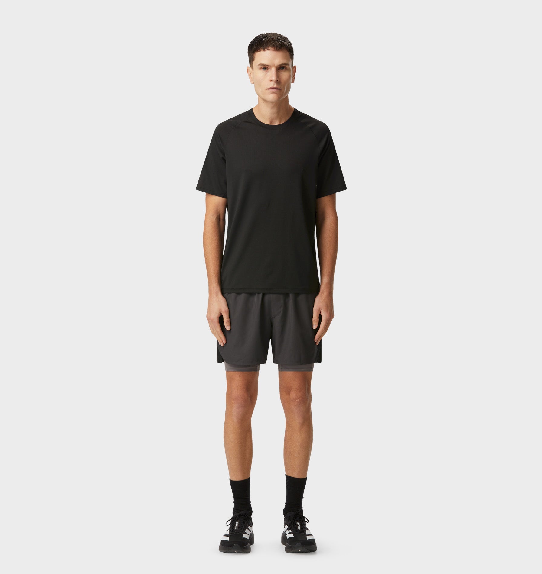 Active 4 Inch Short - Charcoal