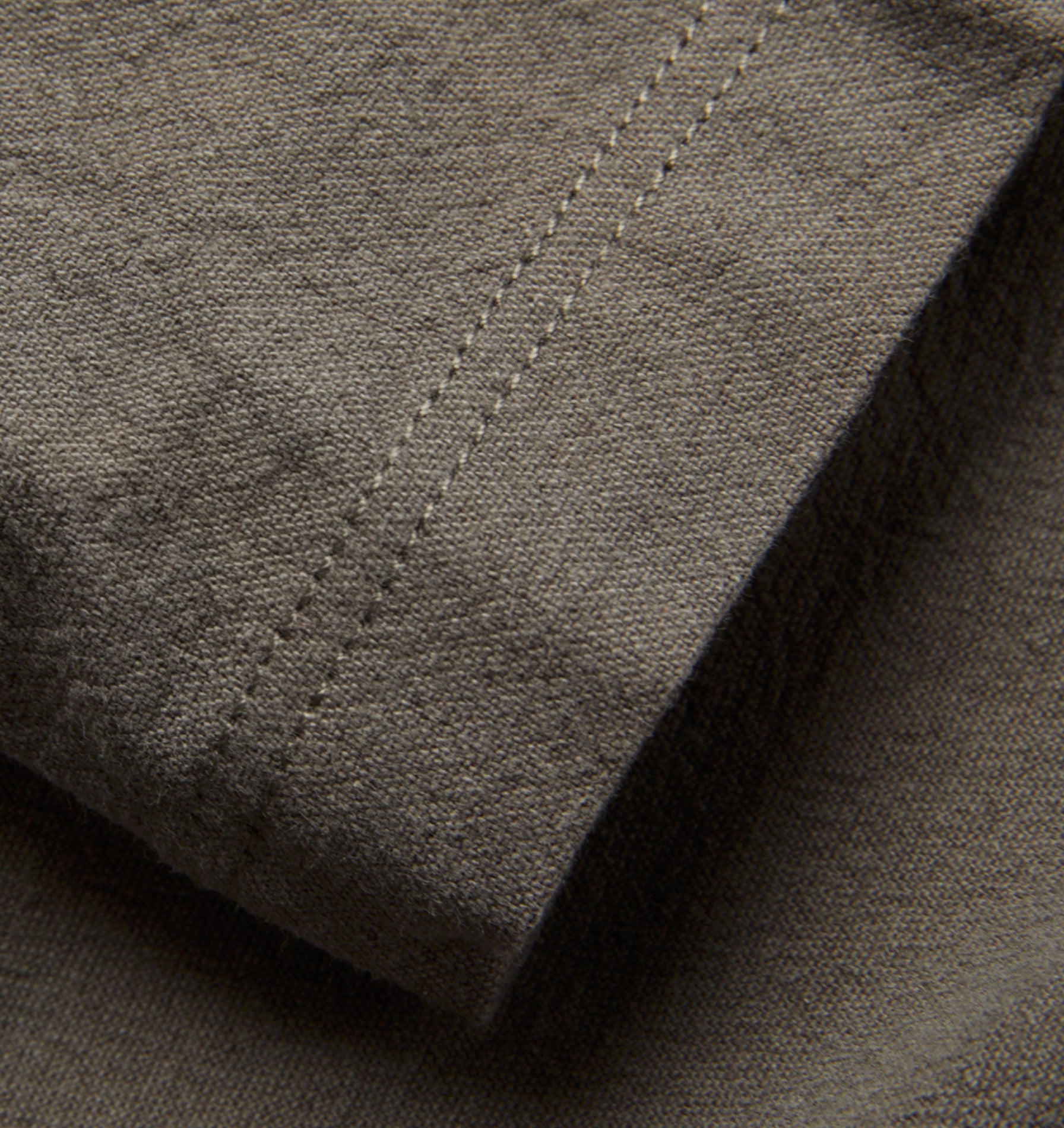 Linen Slim Kobe Pant - Dark Green