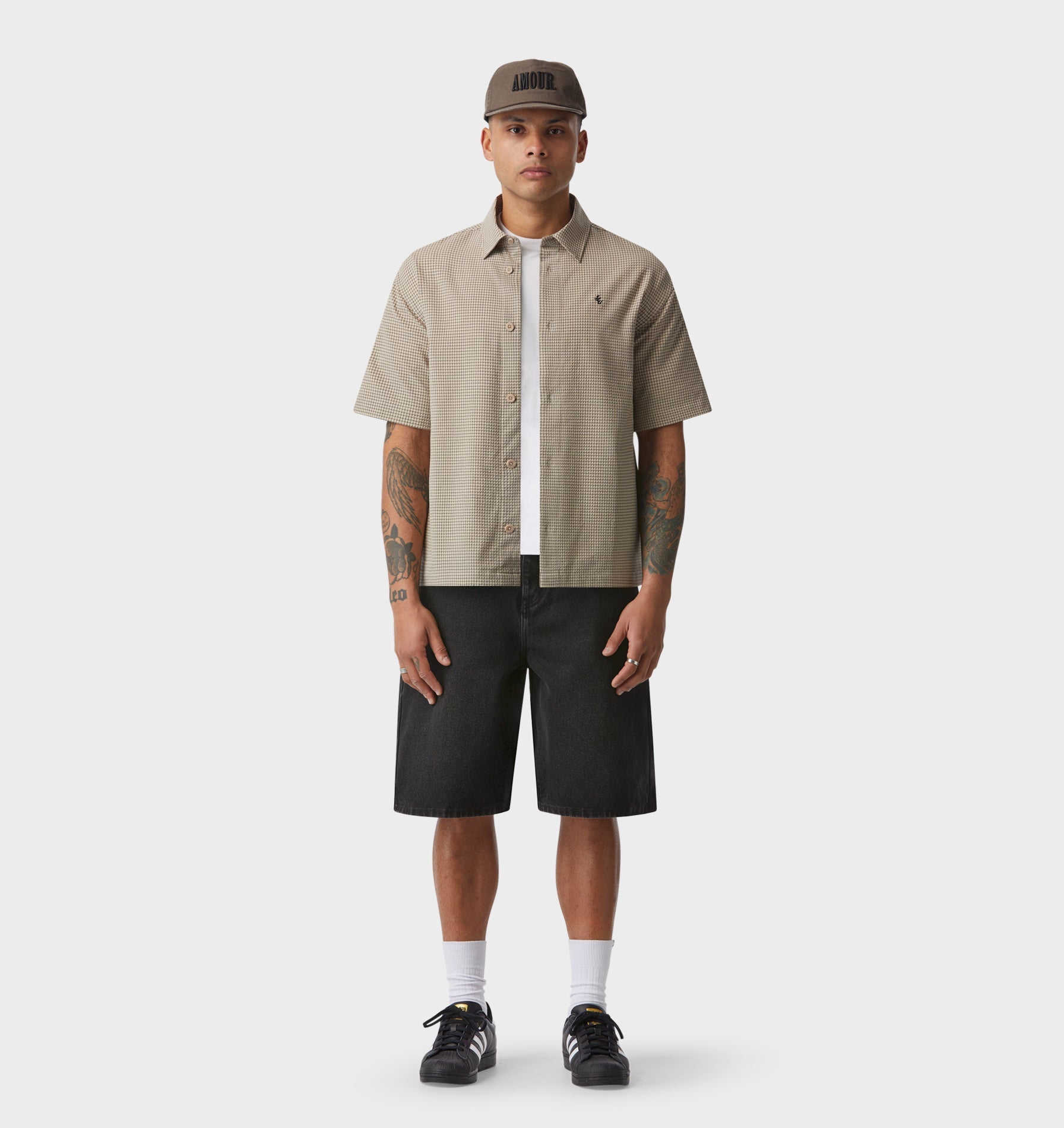 Wyatt Denim Short - Washed Black