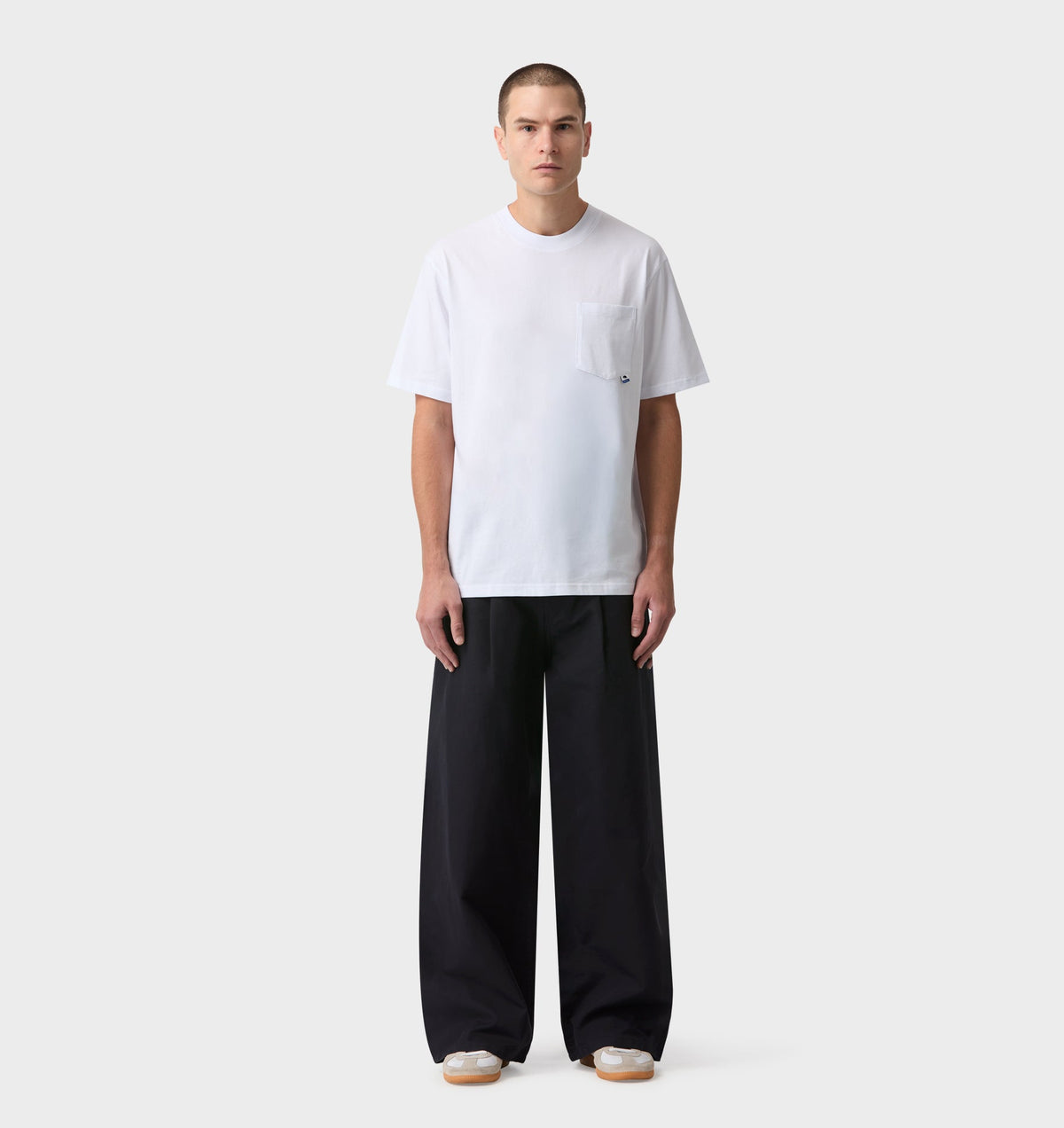 Balloon Pleat Pant - Dark Navy