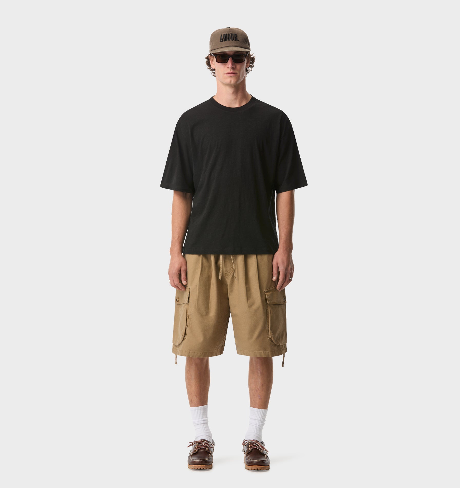 Slub Isaac Tee - Black