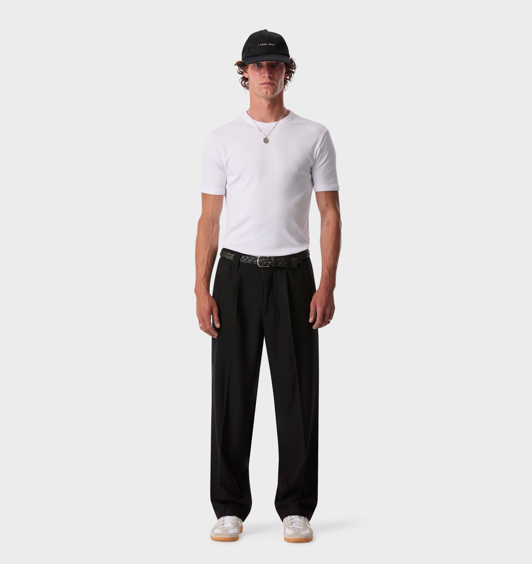 Winston Pant - Black Wool