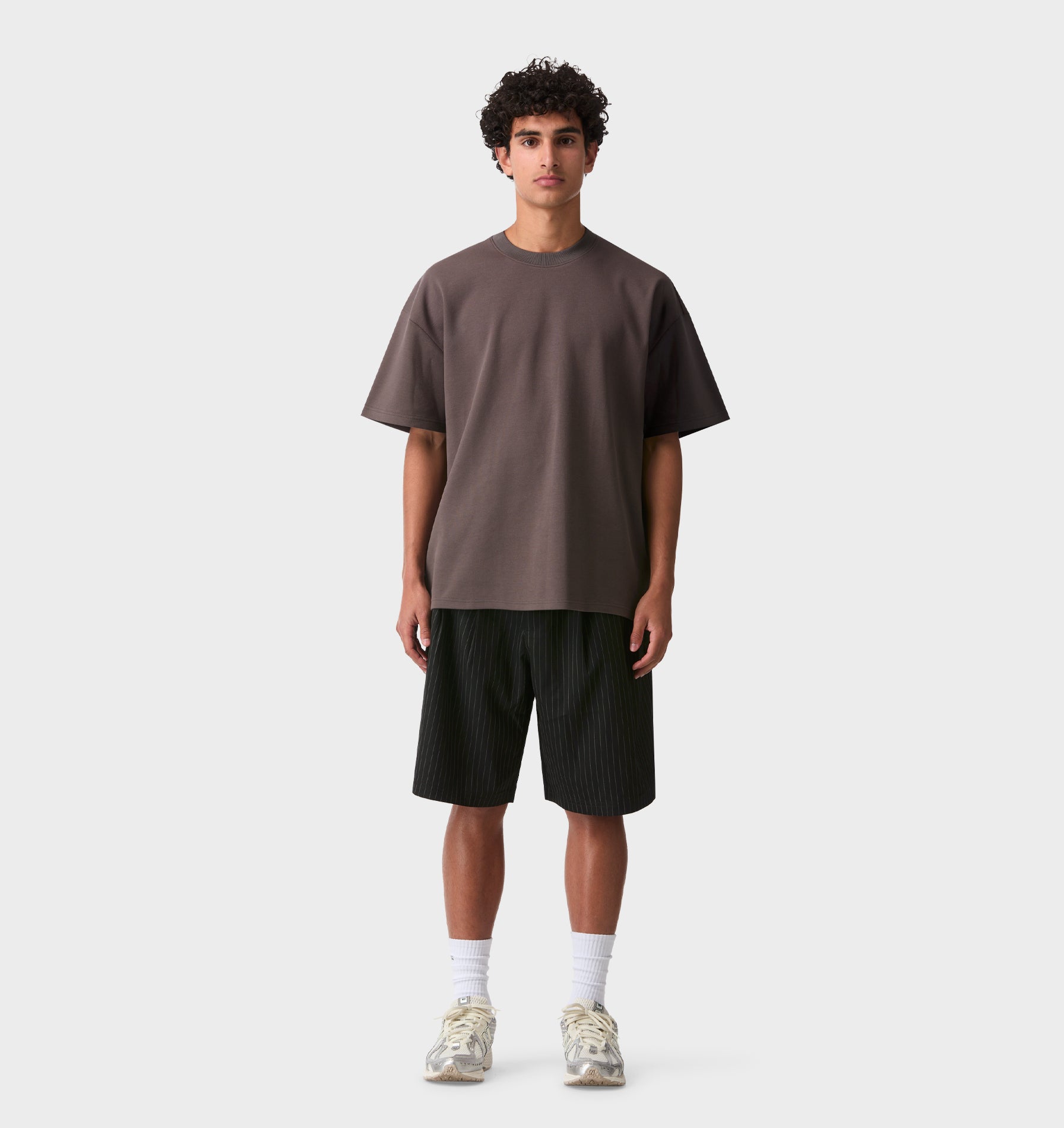 Pique Heavy Box Tee 2.0 - Cobblestone