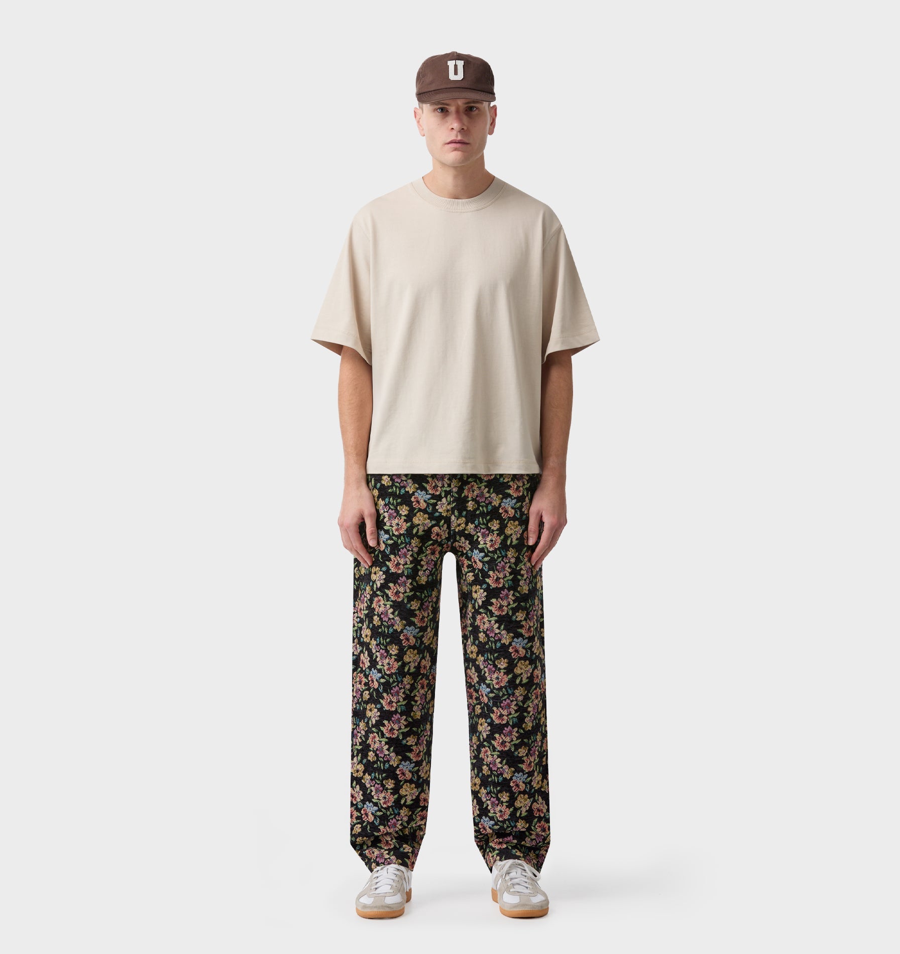 Uniform Straight Pant - Dark Floral