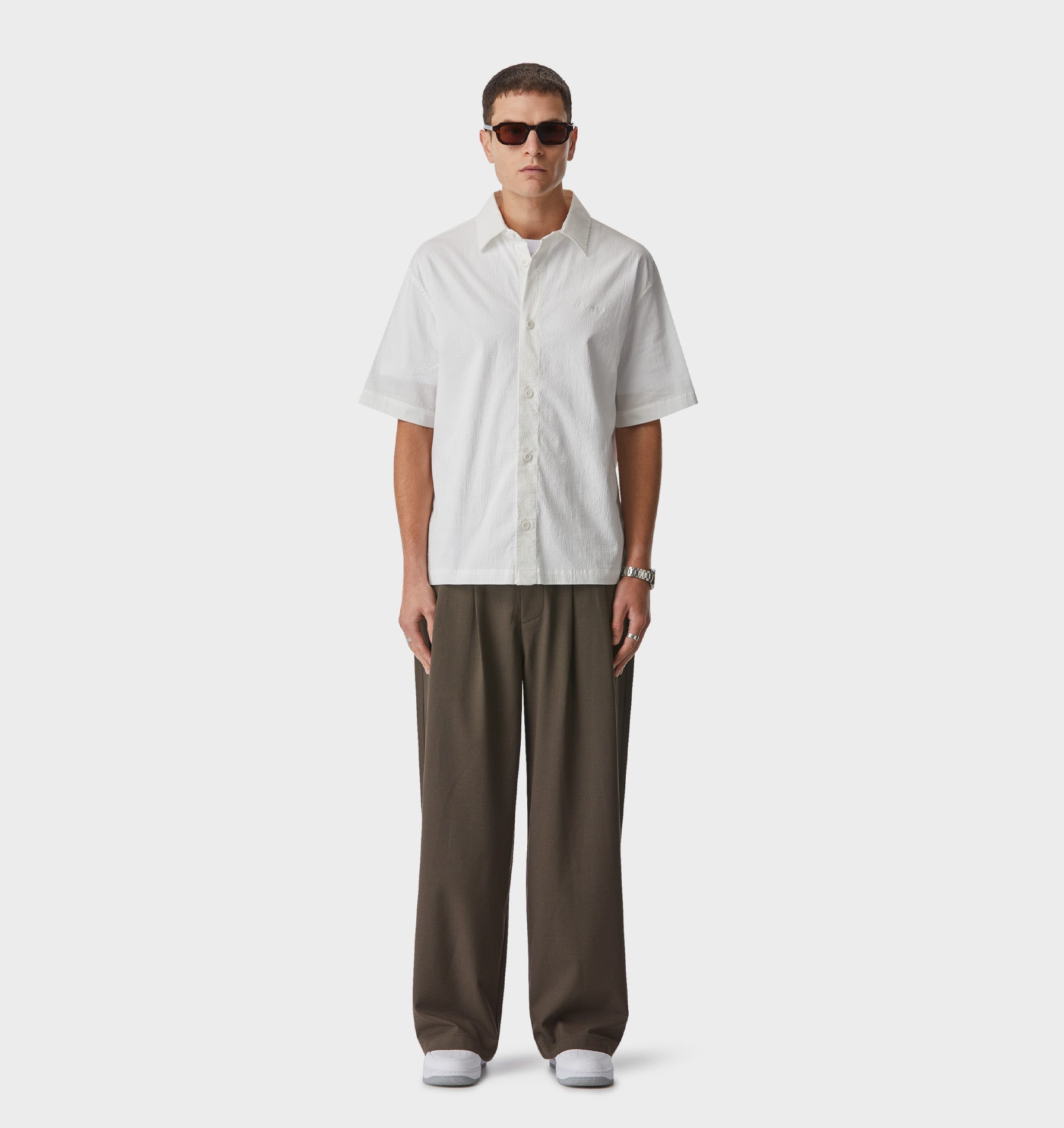 Dawson Boxy SS Shirt - White