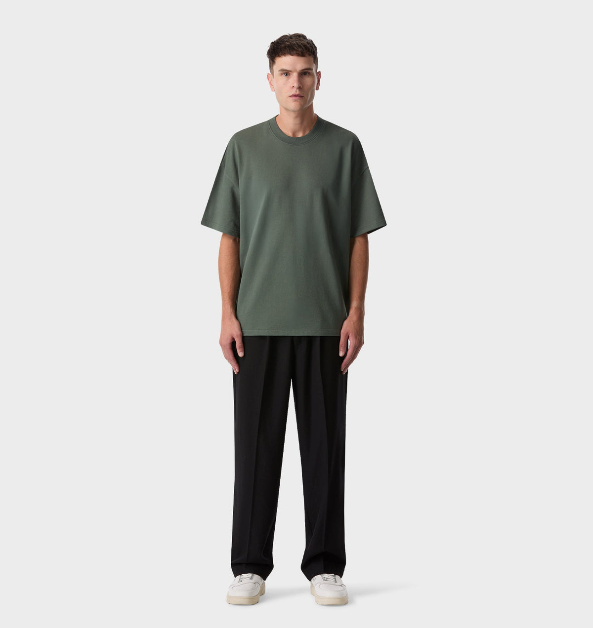 Heavy Box Tee 2.0 - Smokey Green