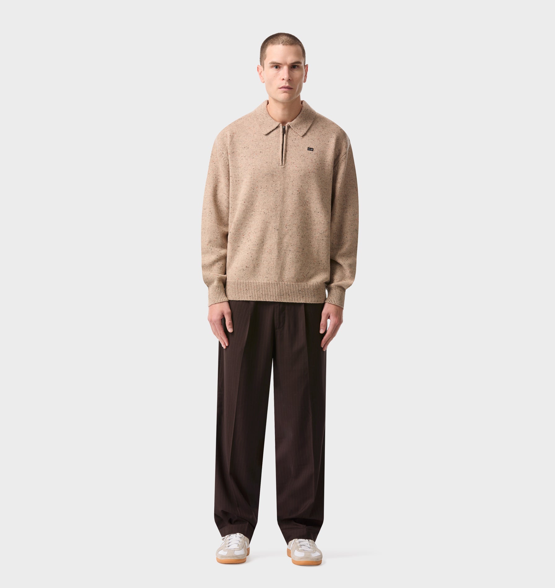 Knit Mario Pullover - Oatmeal