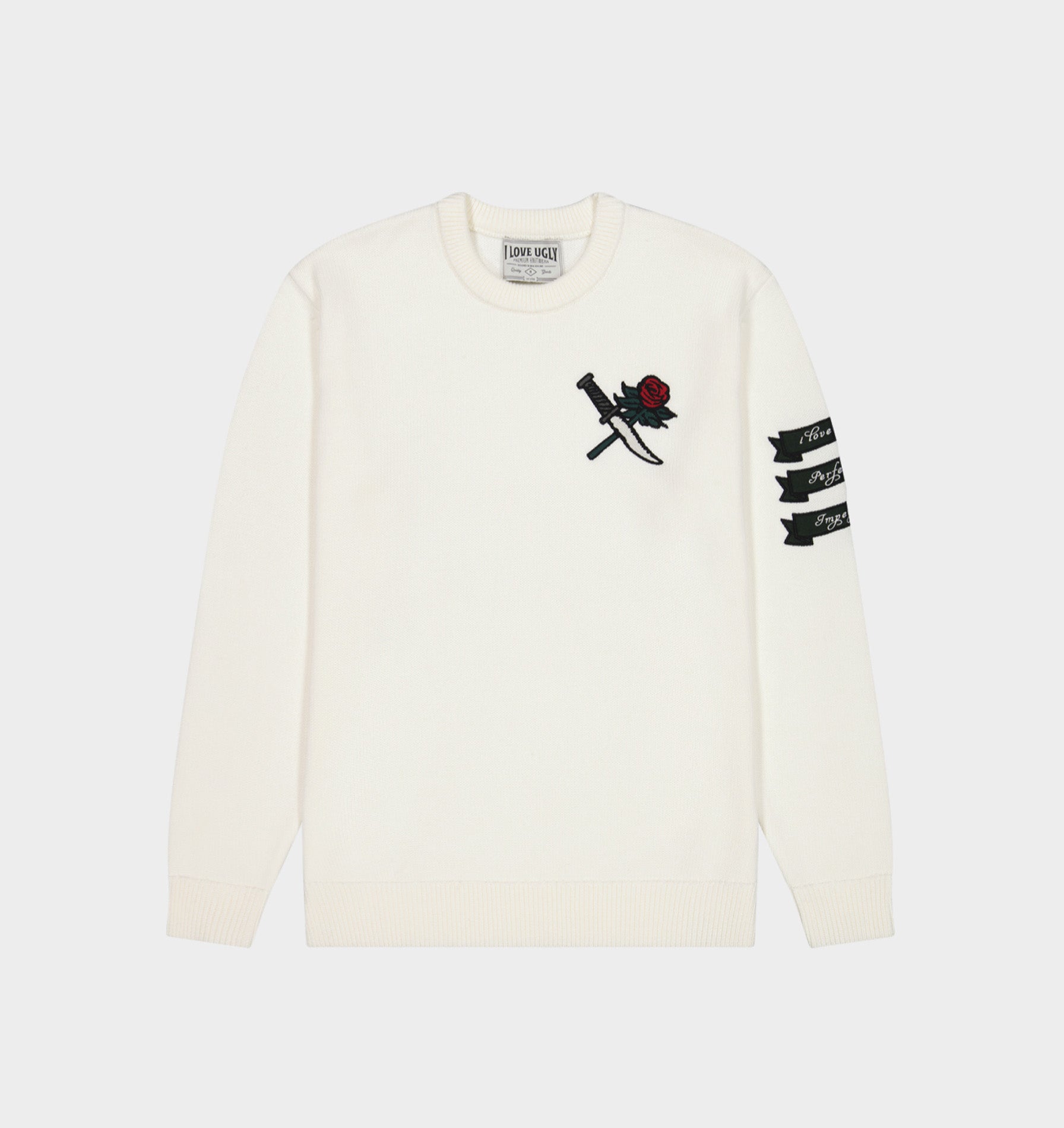 Rose and Dagger Knit Sweater - Off White