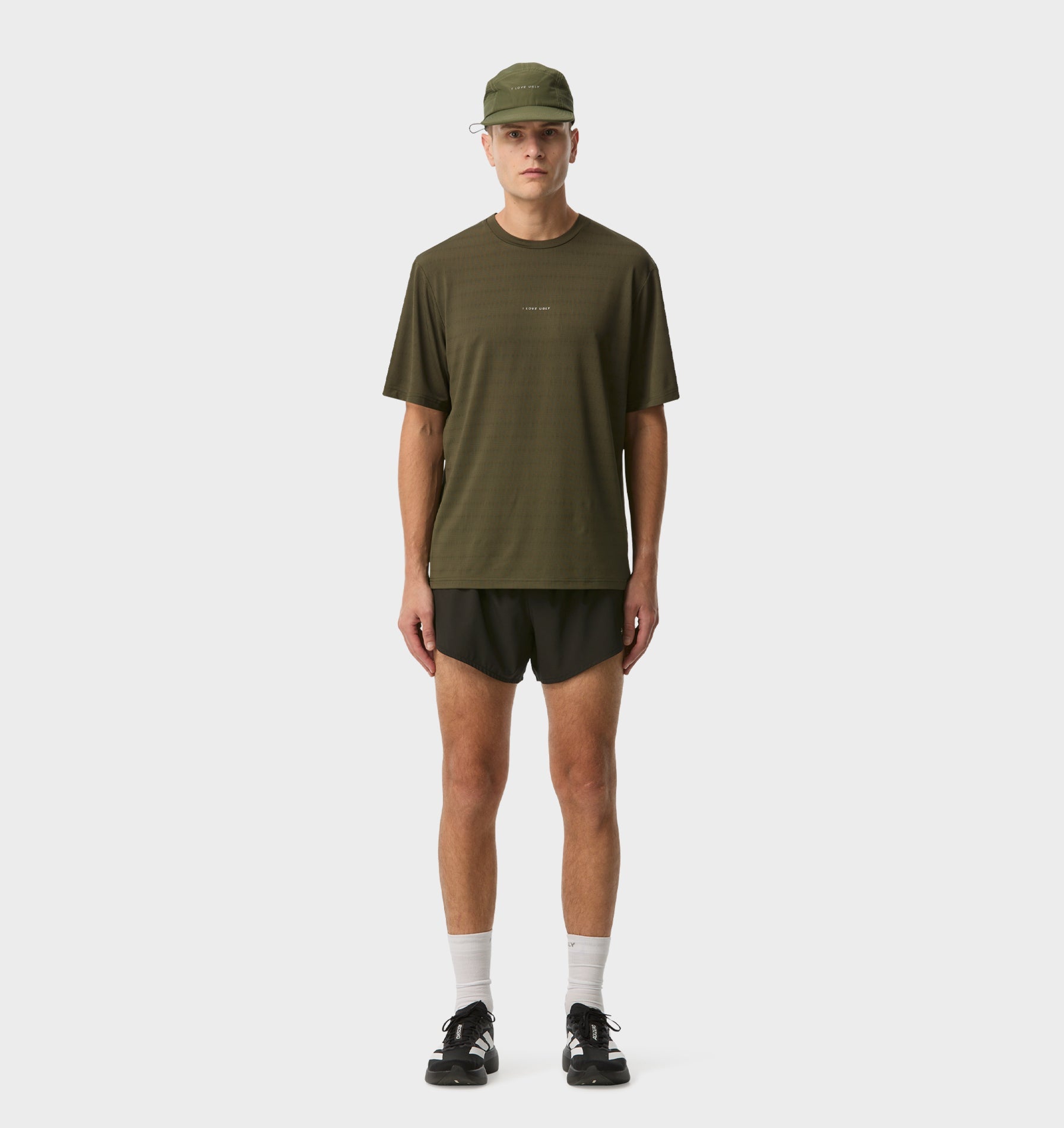 Active Classic Tee - Khaki Stripe