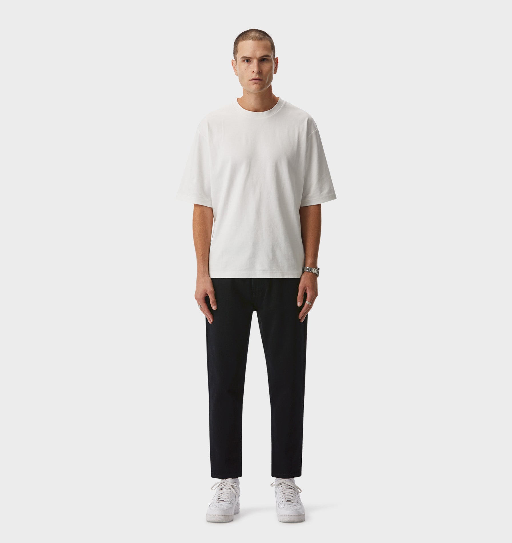 Isaac Oversized Tee - White