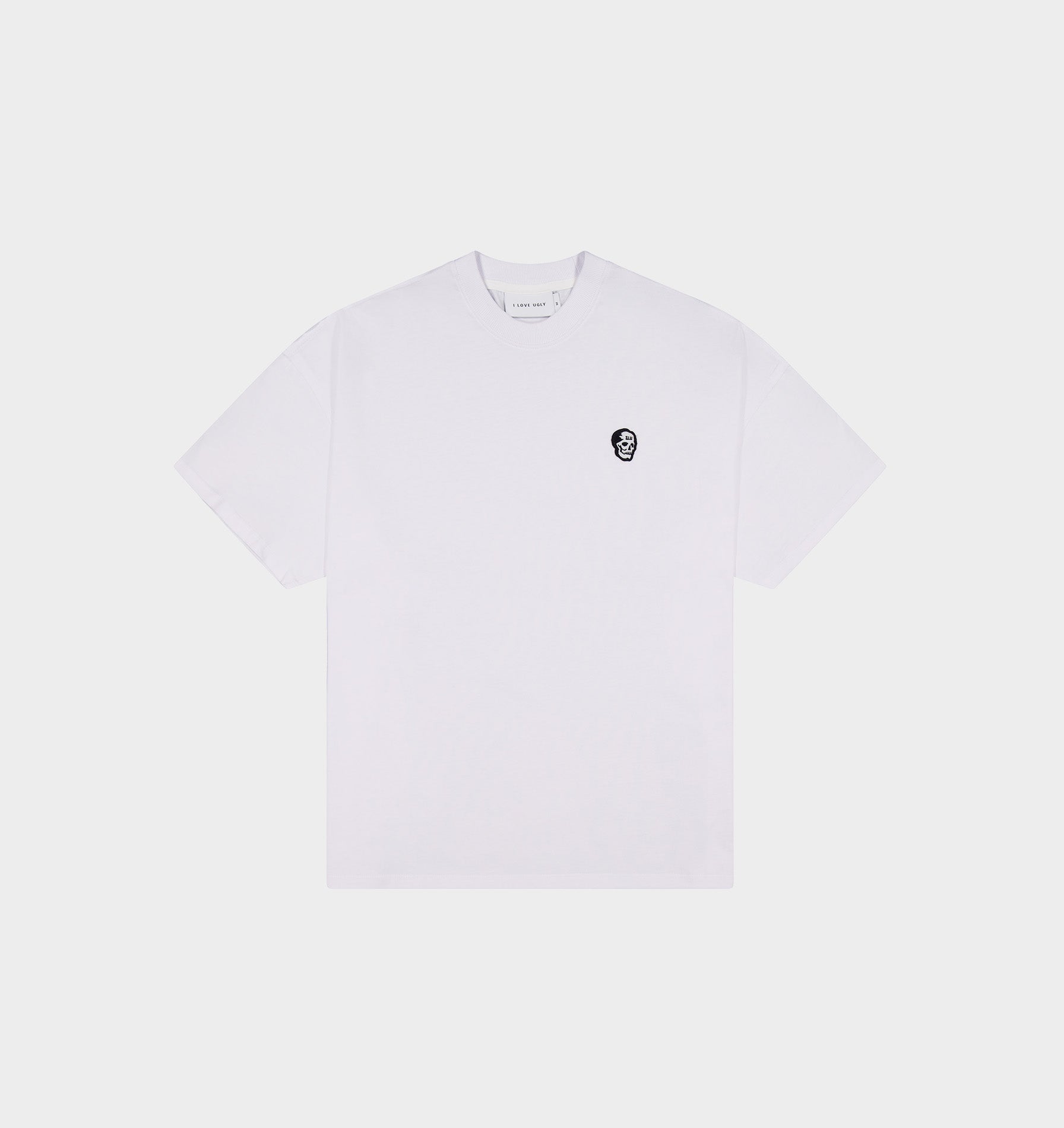 Skull Box Tee - White