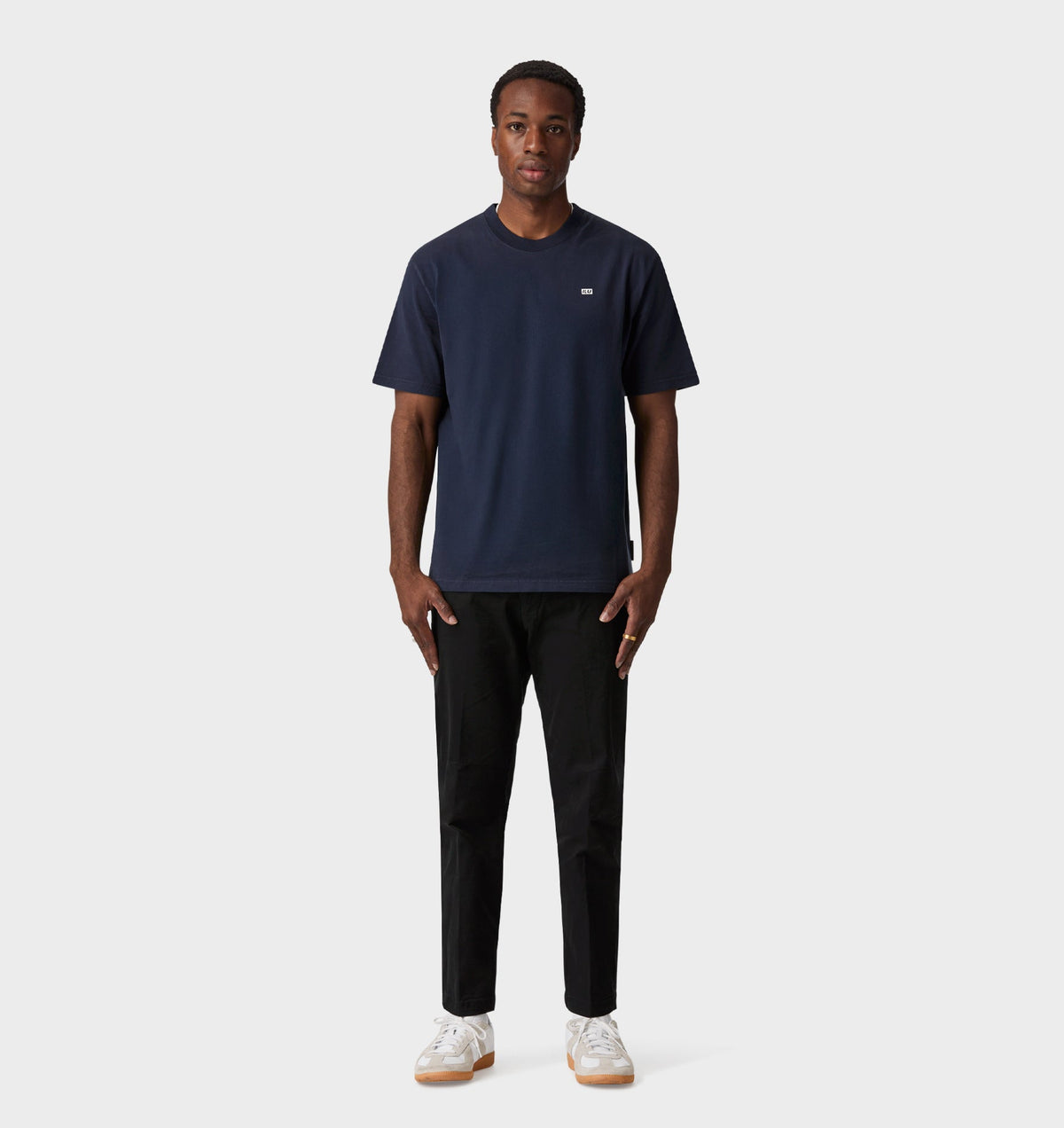 Uniform Logo Tee - Washed Navy