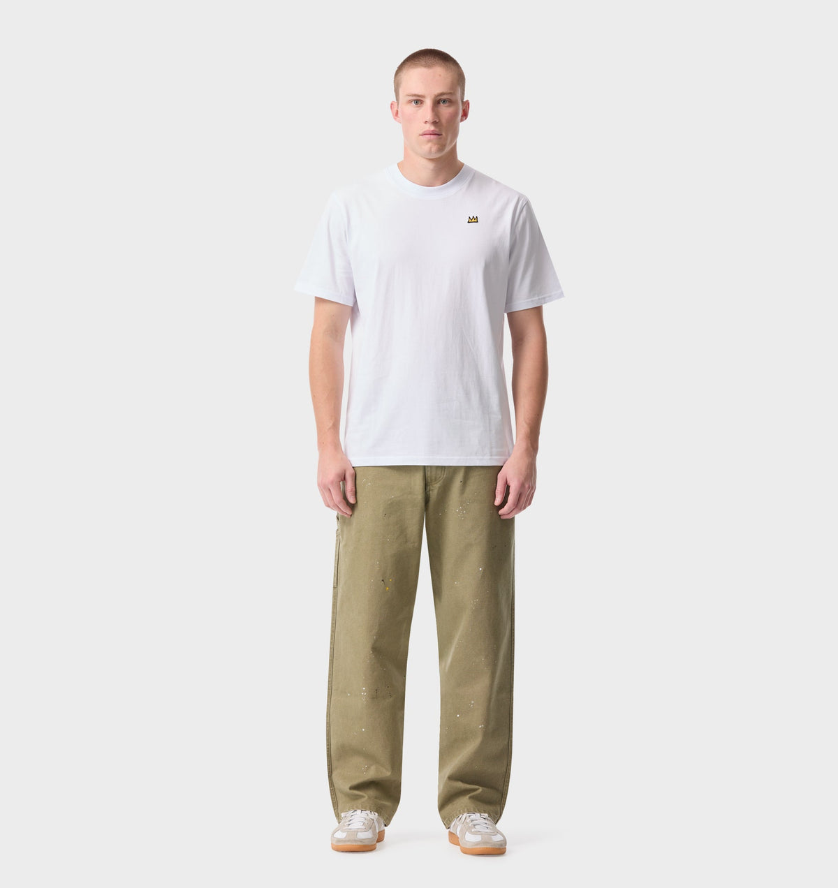 Basquiat Crown Uniform Tee - White