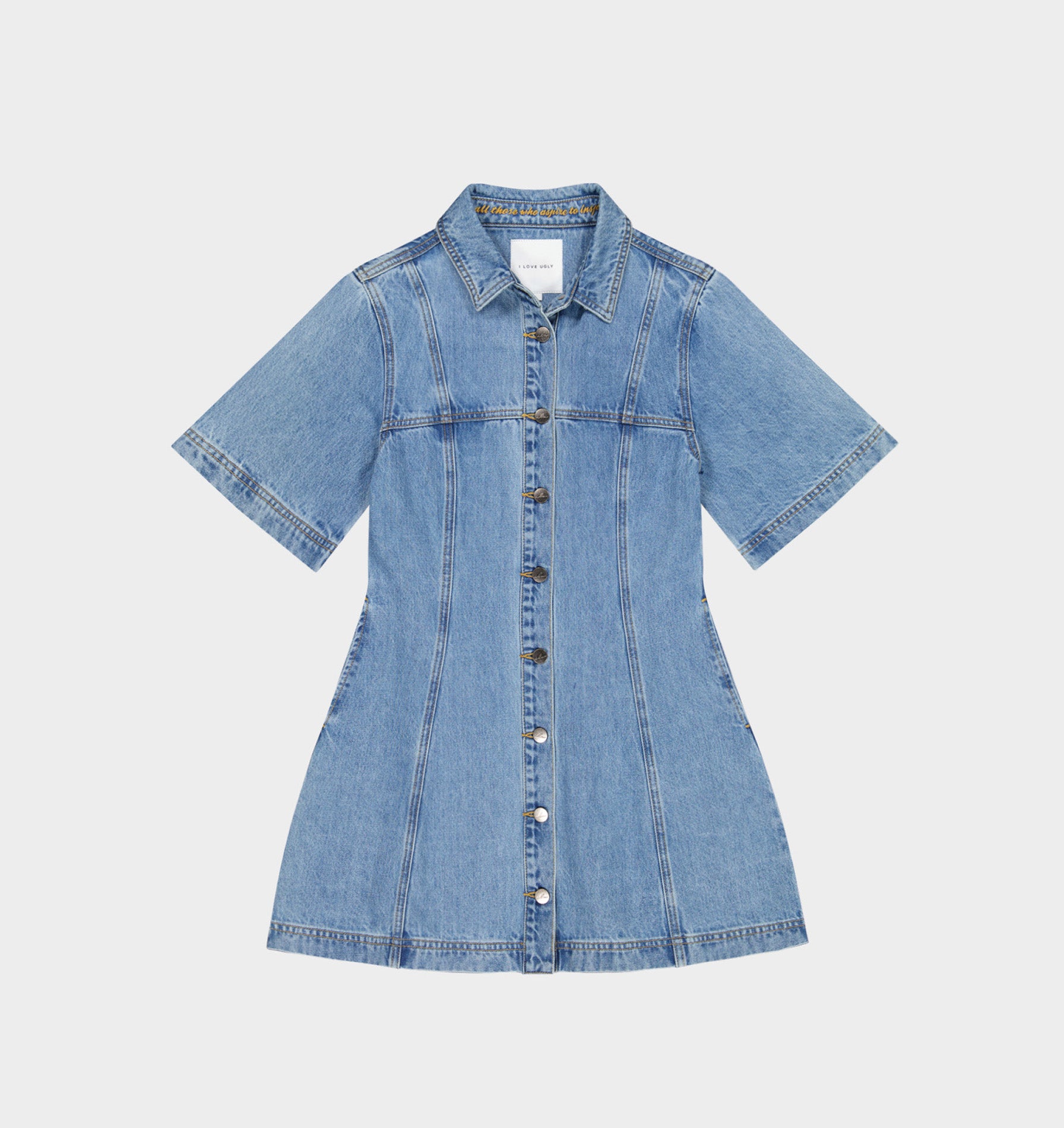 Lula Denim Dress - Washed Vintage Blue