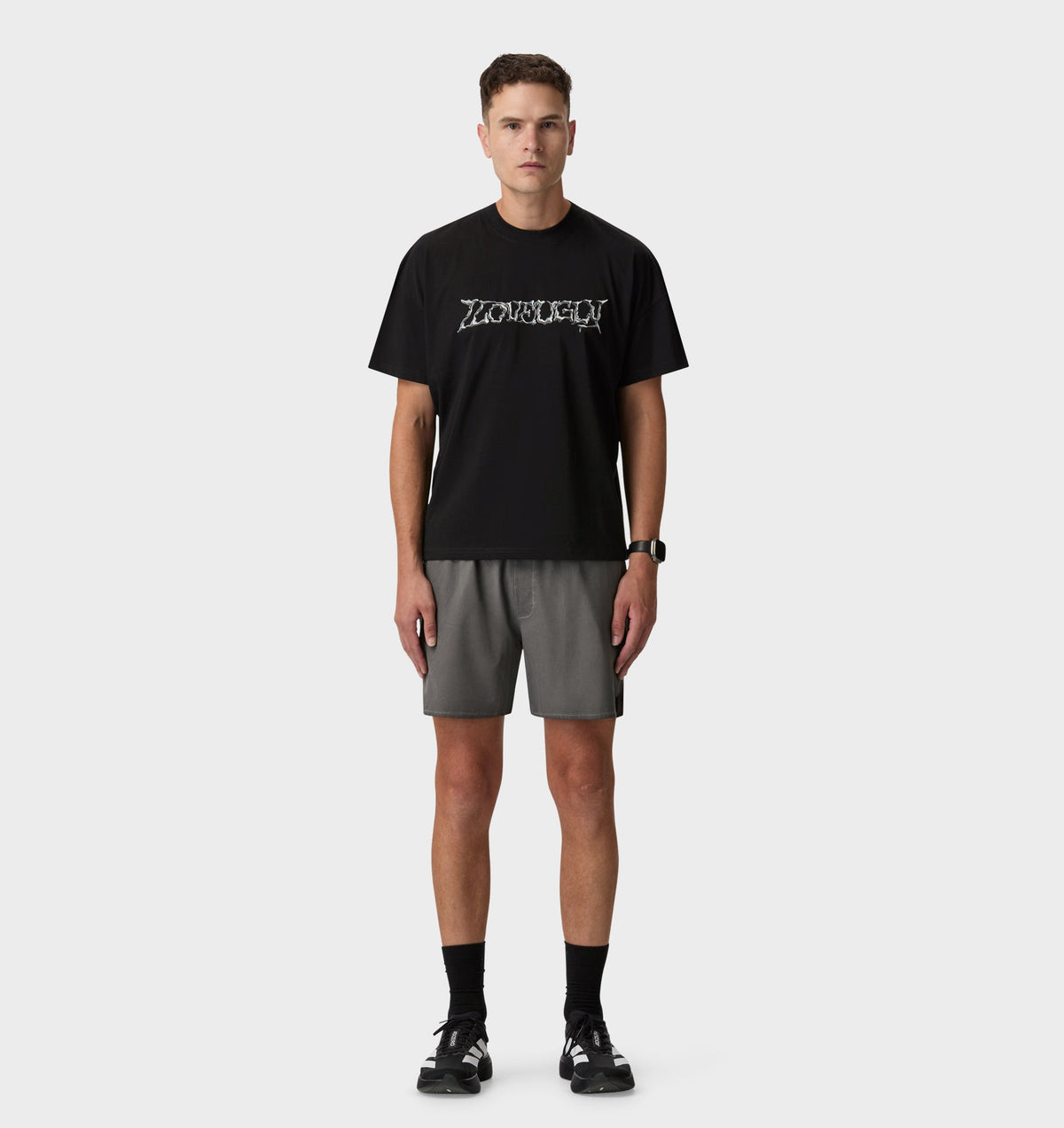 Active 5 Inch Short - Washed Black