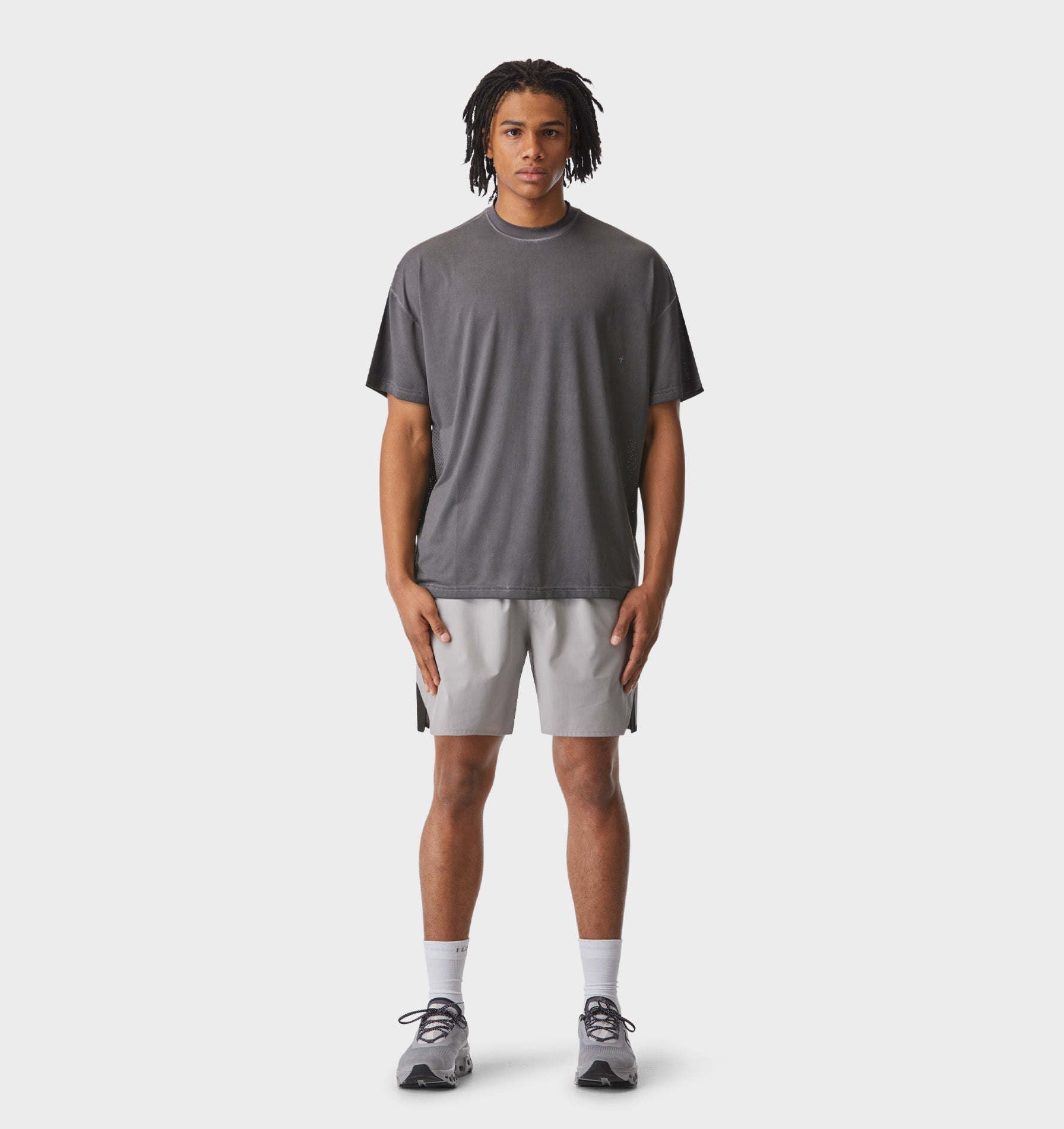 Active 7 Inch Short - Light Grey
