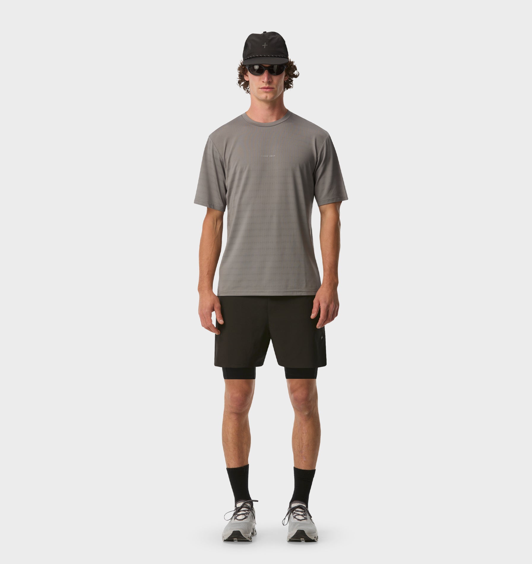 Active 5 Inch 2 In 1 Shorts - Black