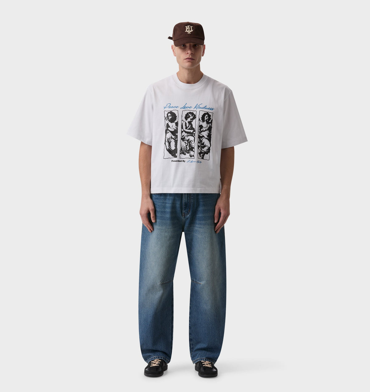 Barrel Leg Denim - Vintage Blue