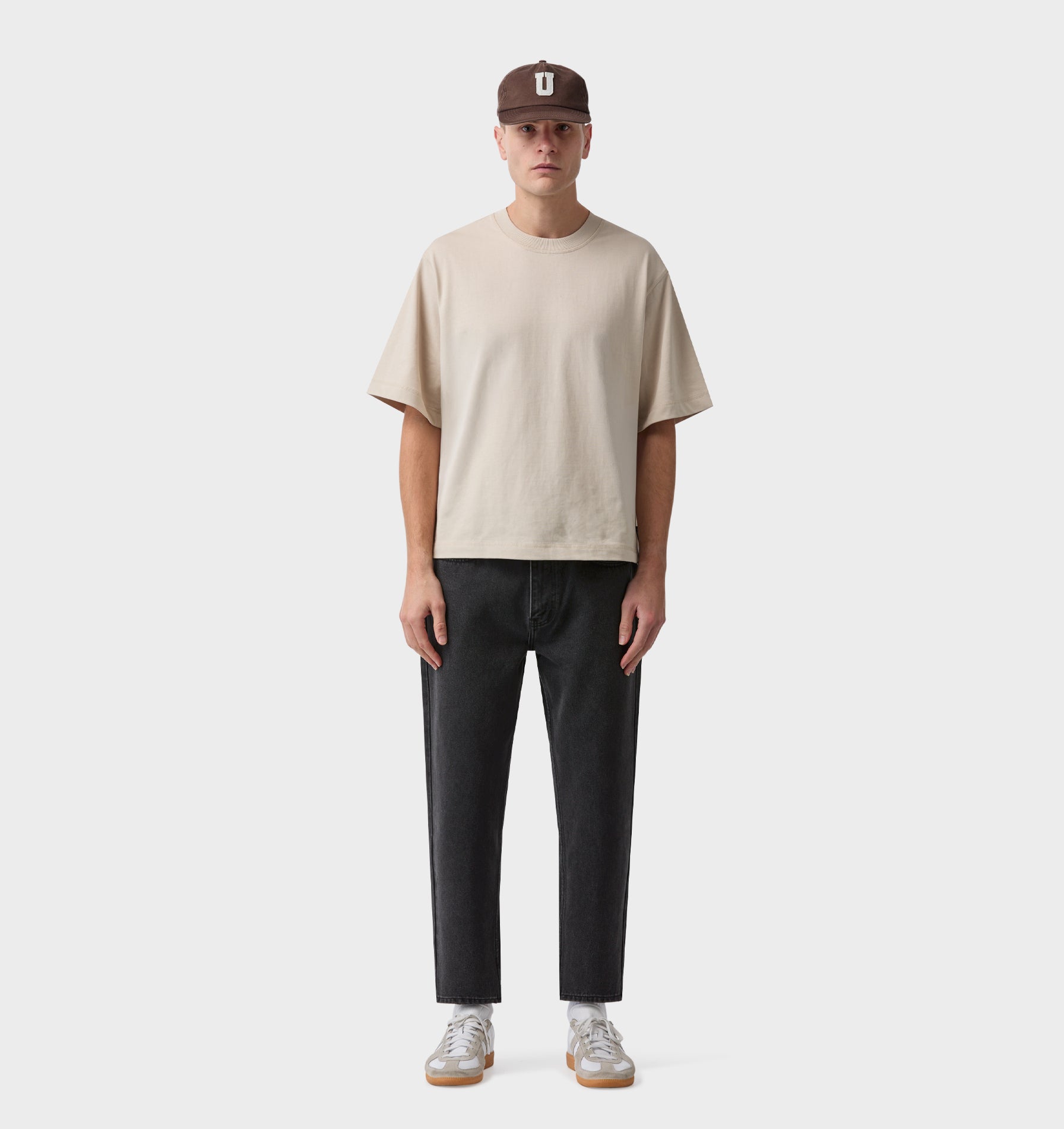 Cropped 90s Denim - Washed Black