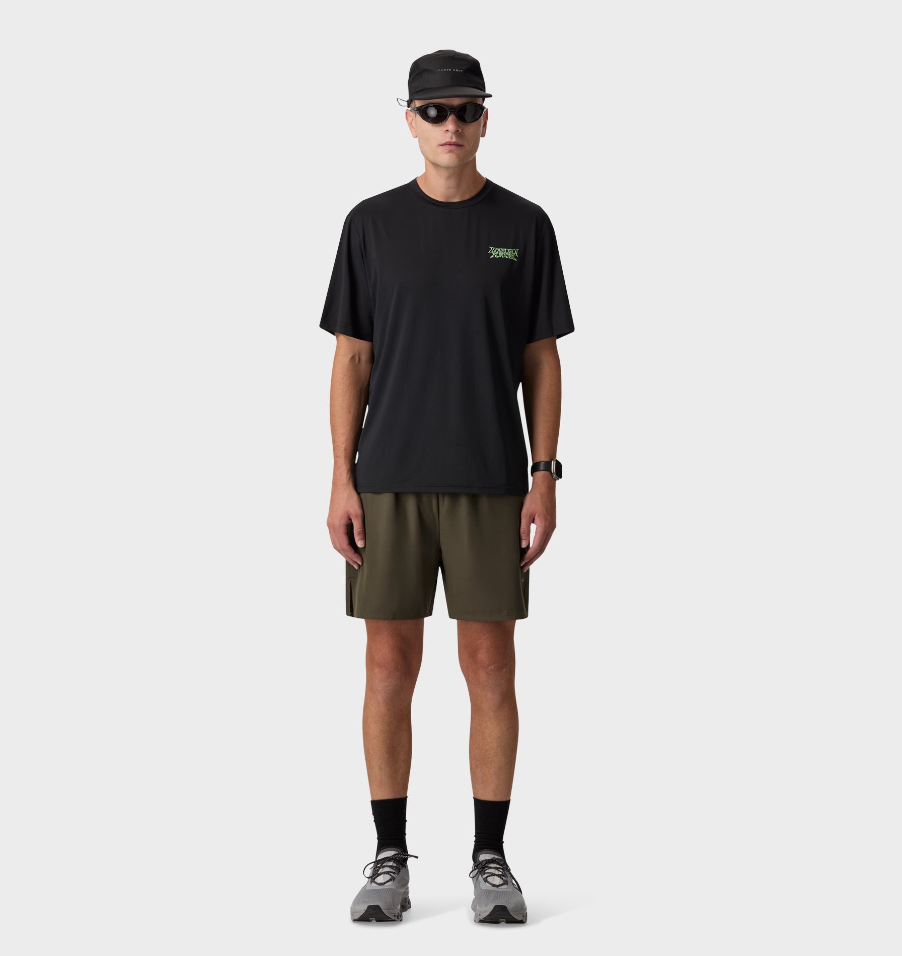 Liquified Active Classic Tee - Black / Lime