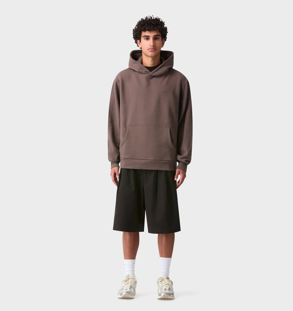 Uniform Logo Hood - Dusky Brown