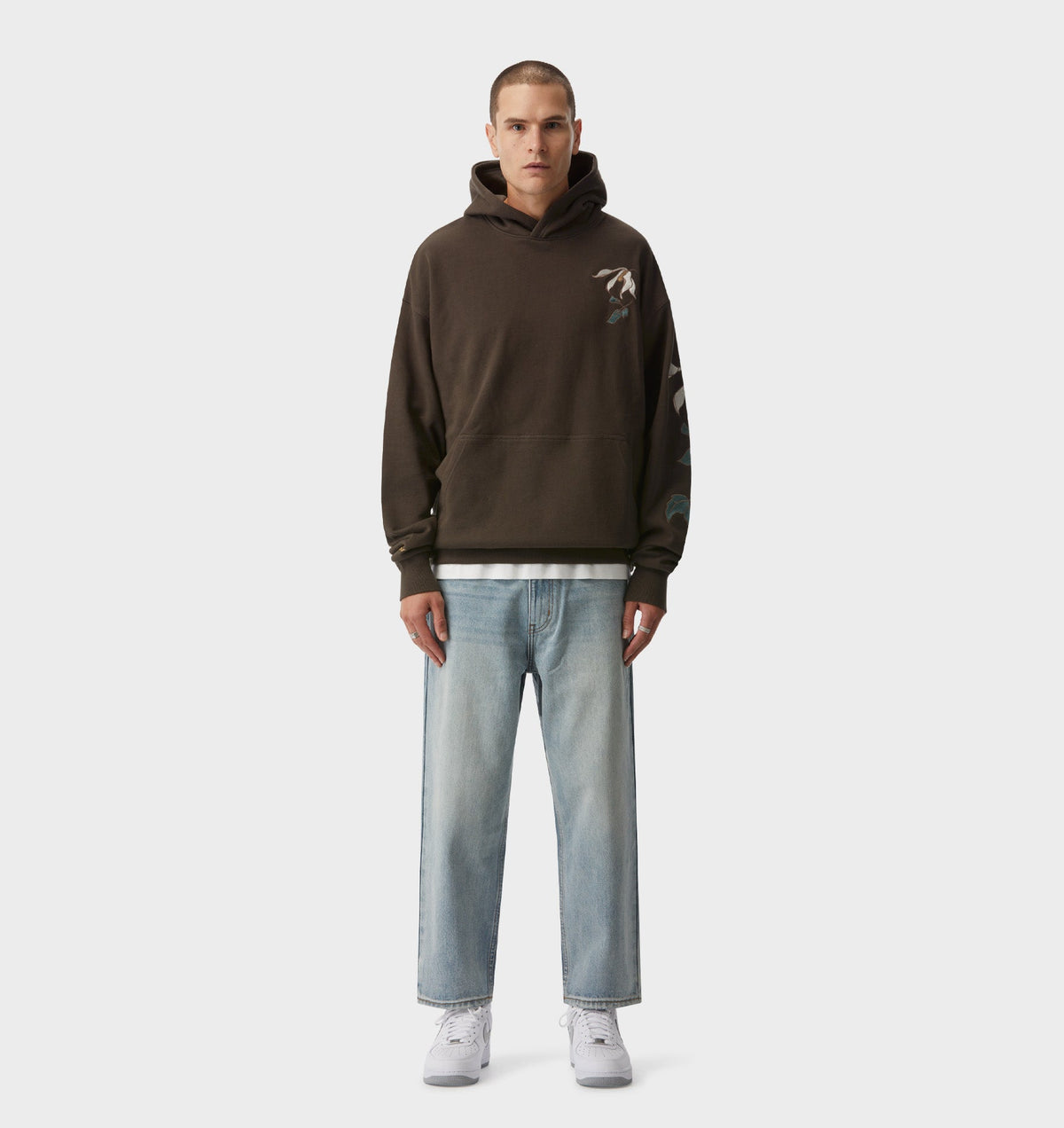 Samson Cropped Denim - Light Vintage Blue