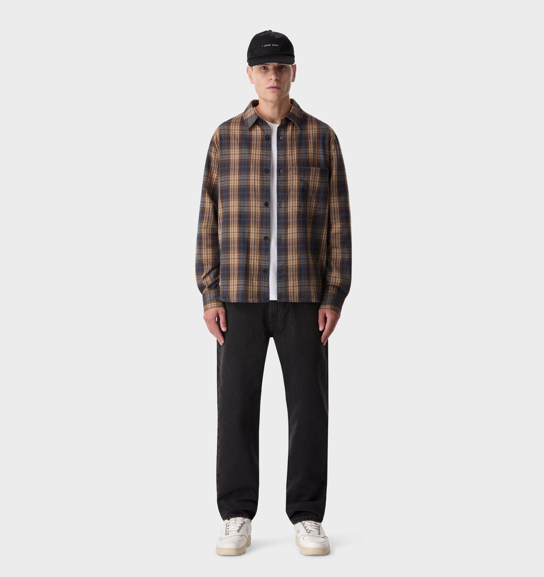 Tobi Straight Denim - Washed Black