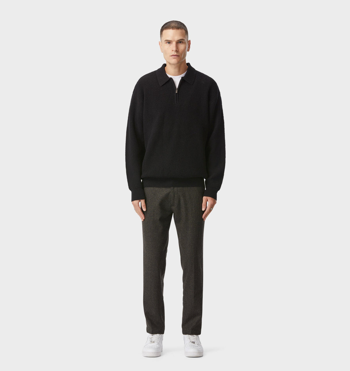 Mario Knit Sweater - Black