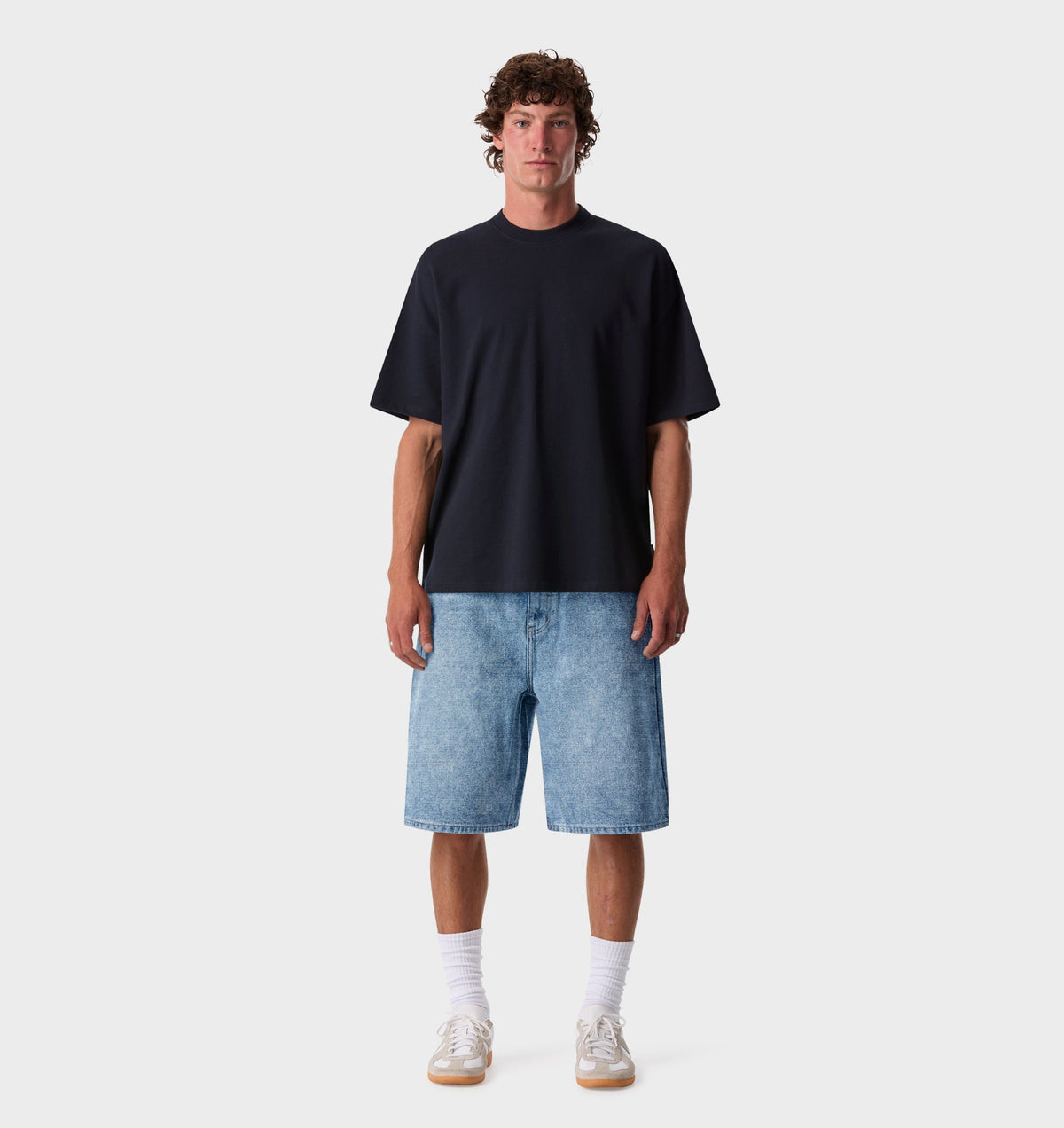 Wyatt Denim Short - Washed Vintage Blue
