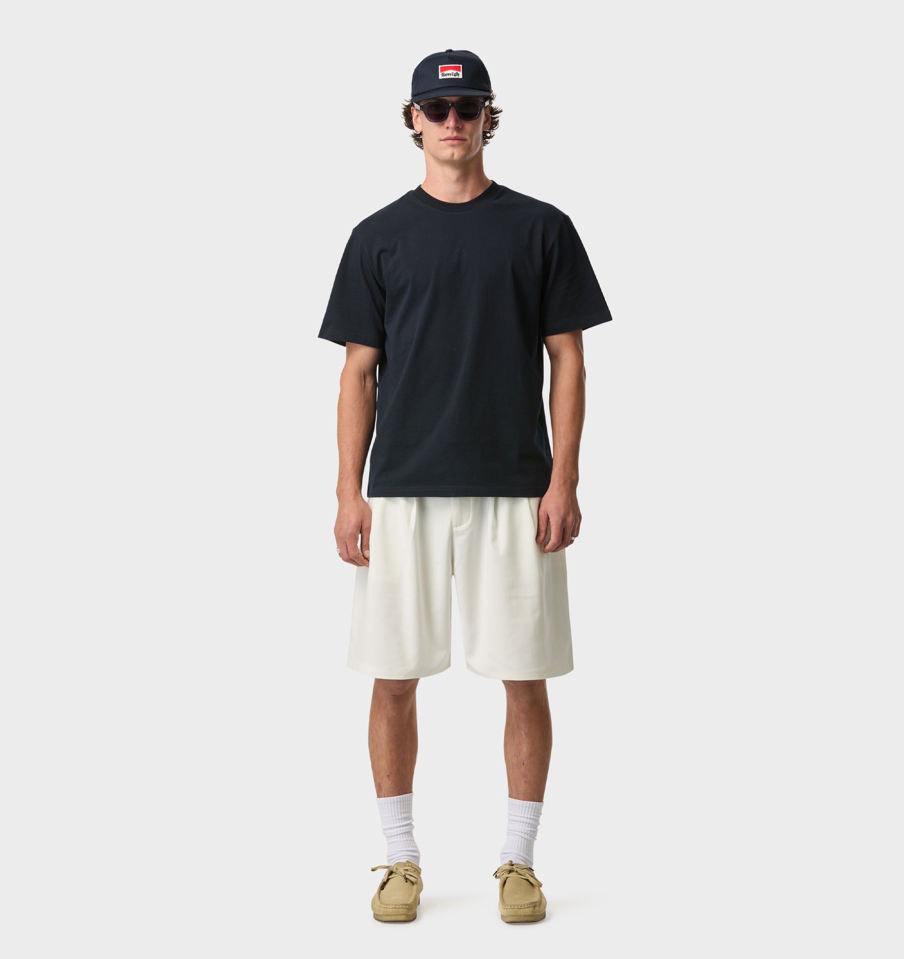 Alby Pleated Short - Off White