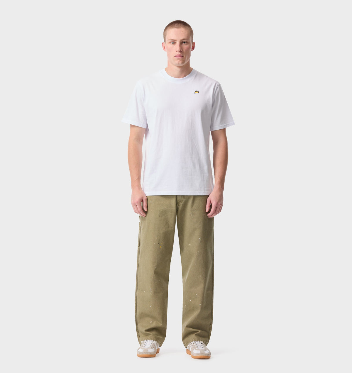 Basquiat Painter Canvas Pant - Faded Green