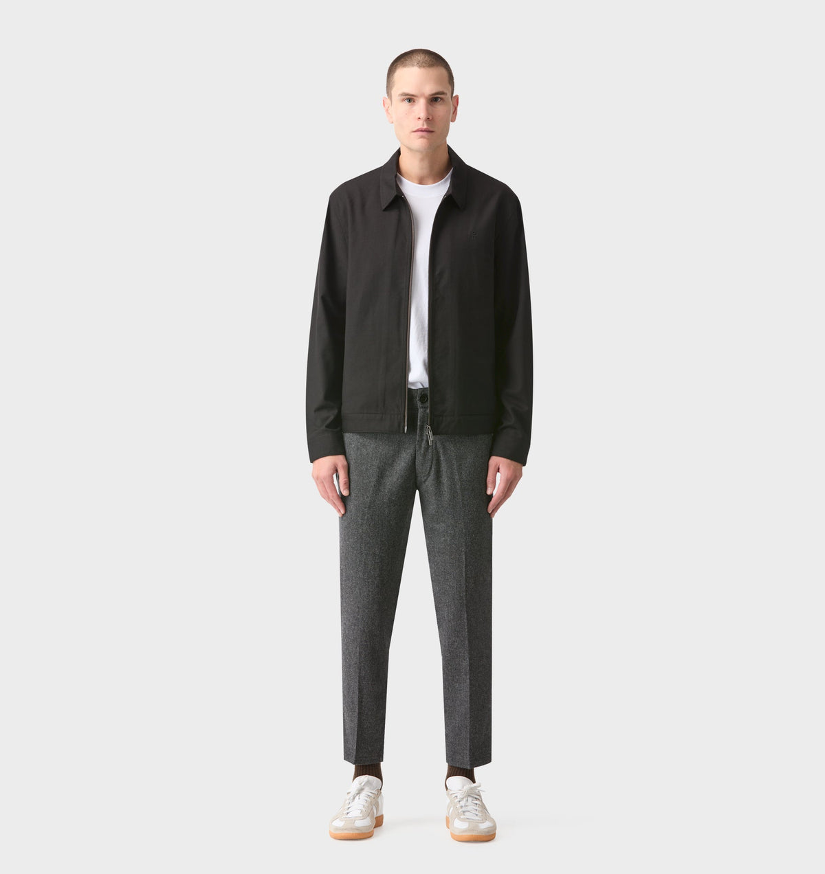 Slim Kobe Pant - Regular - Charcoal Wool
