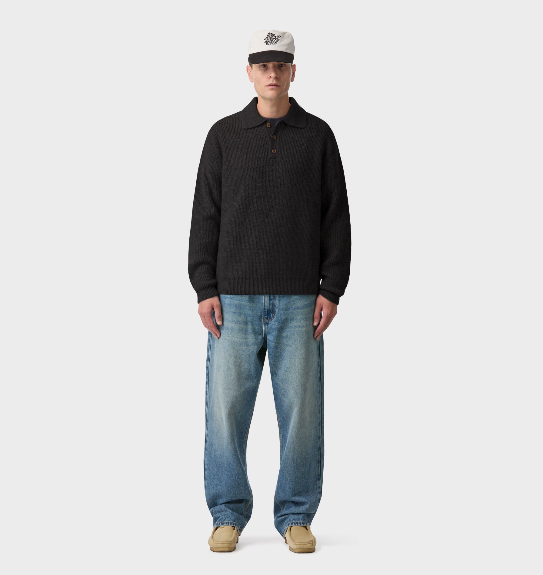 Knit Aldern Pullover - Black
