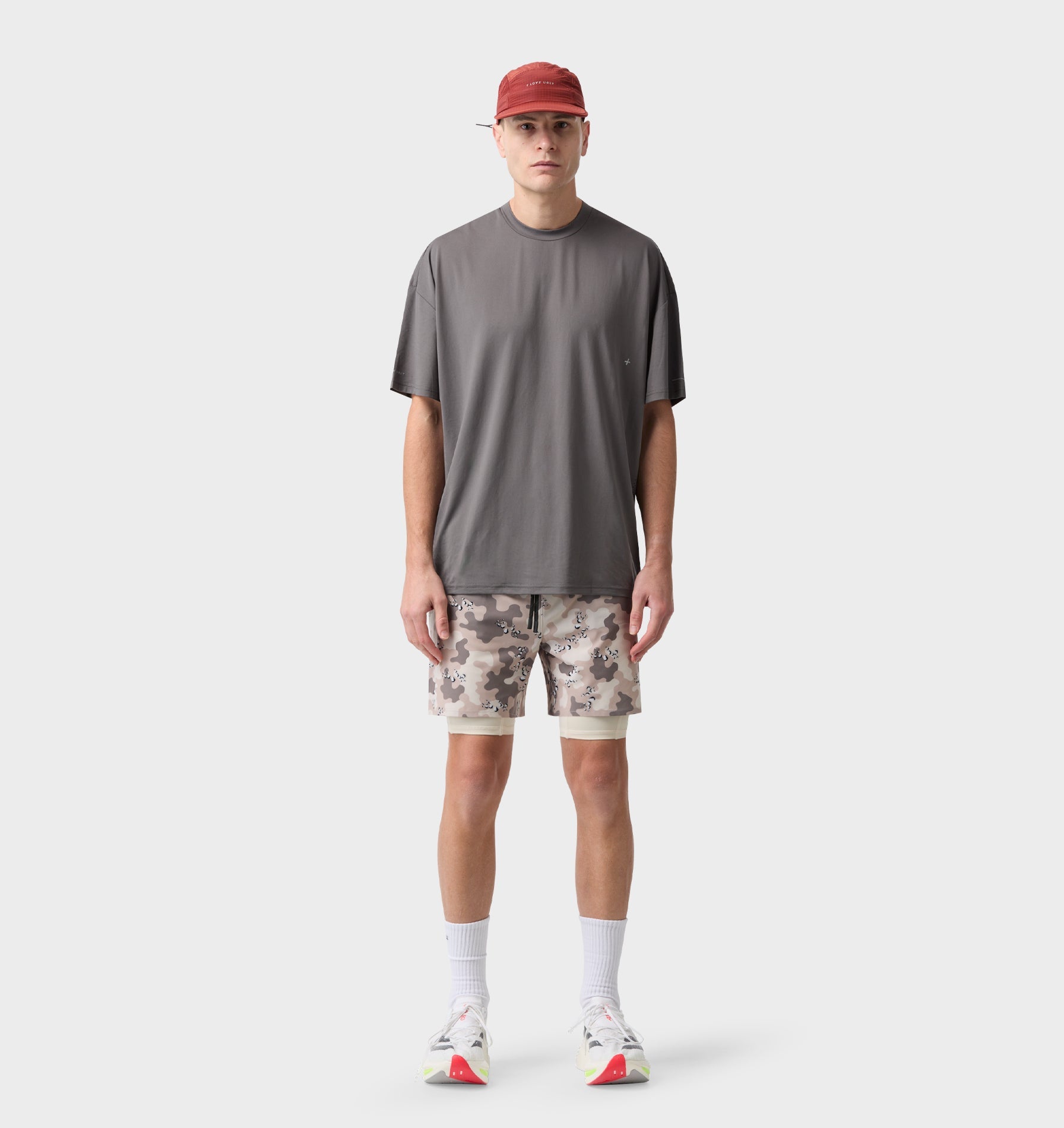 Performance 2 in 1 Short - Desert Camo