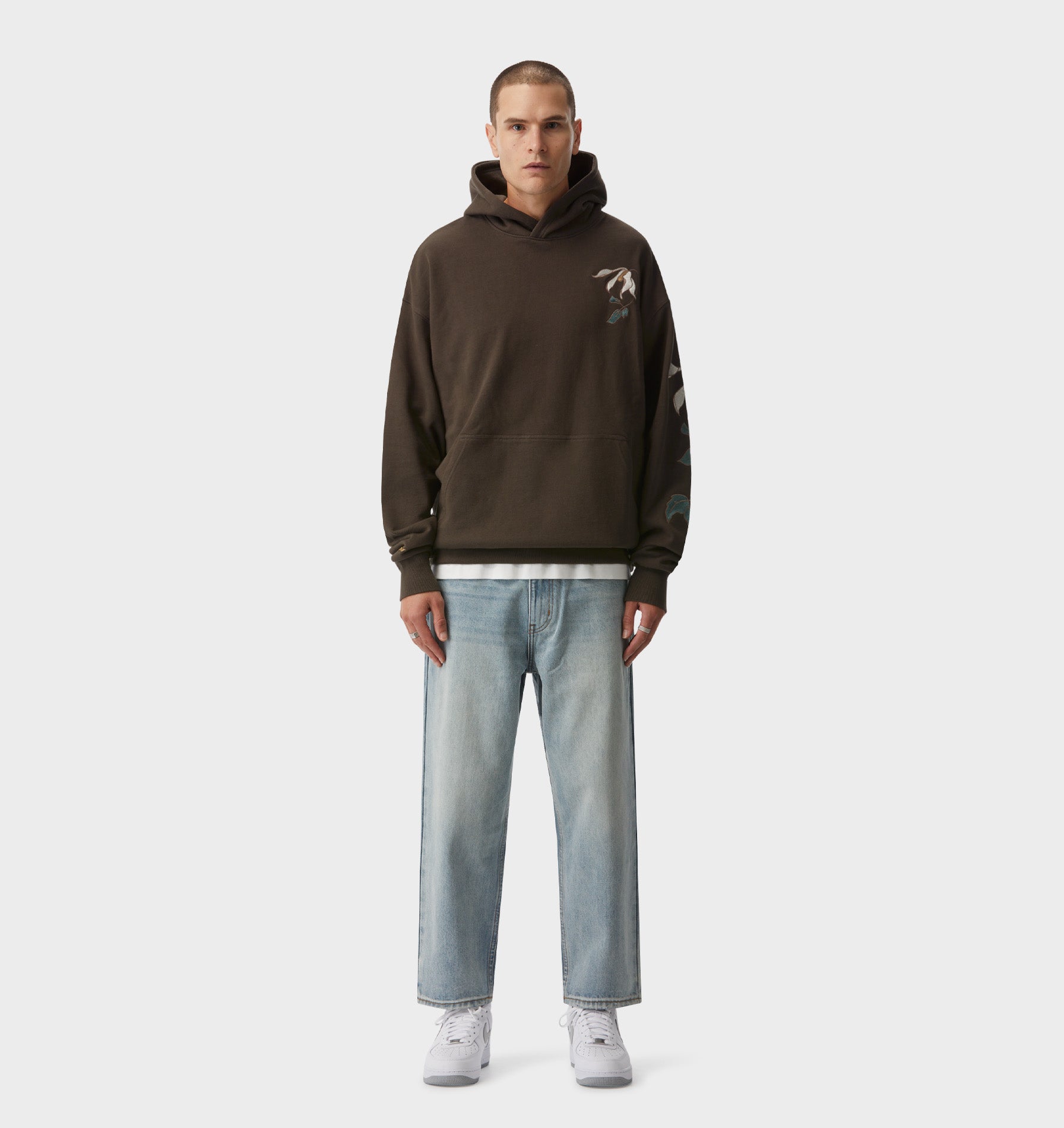 Samson Cropped Denim - Light Vintage Blue