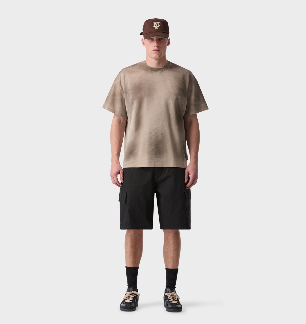 Canvas Cargo Short - Vintage Black