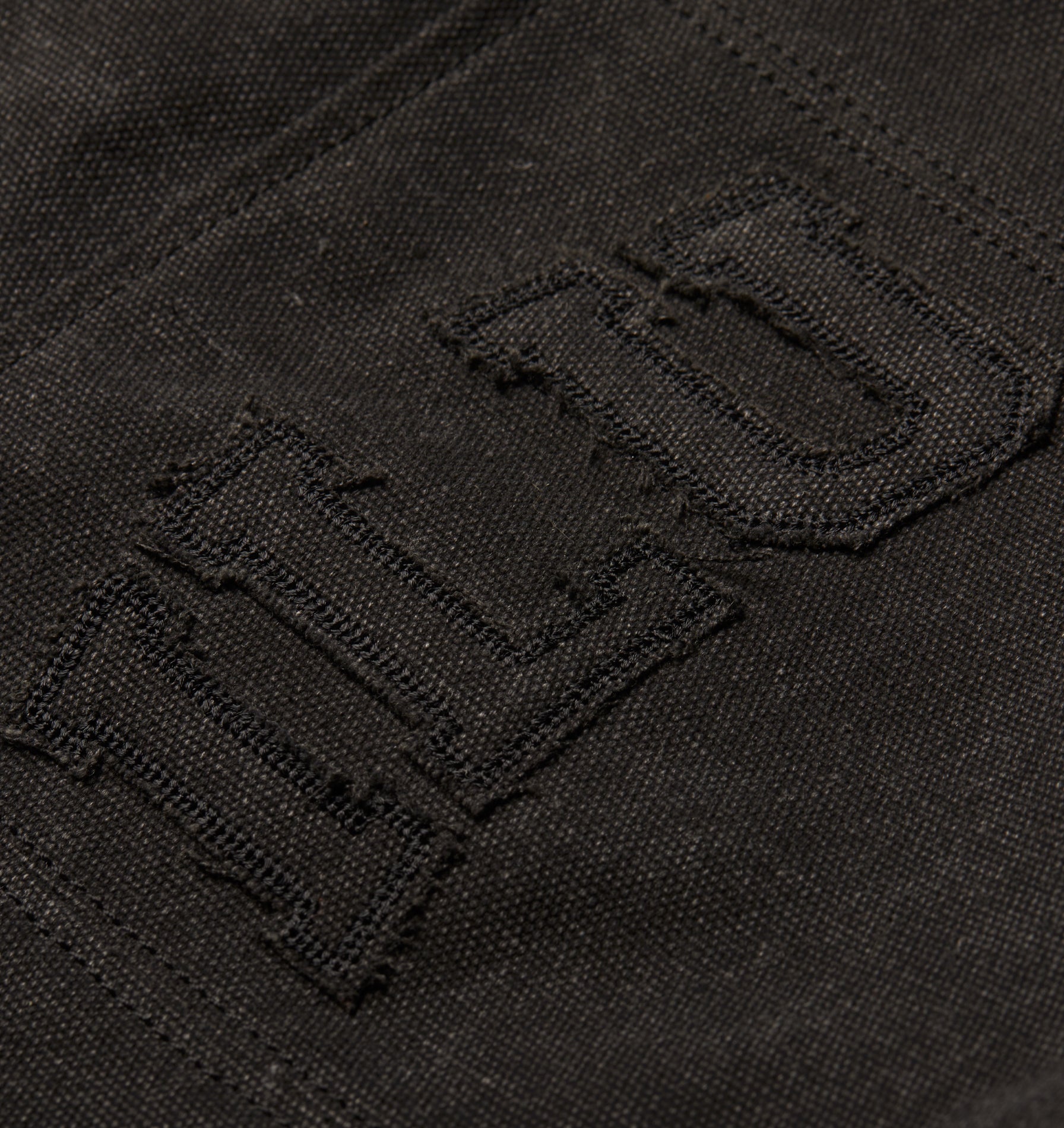 Washed Tote Bag - Washed Black